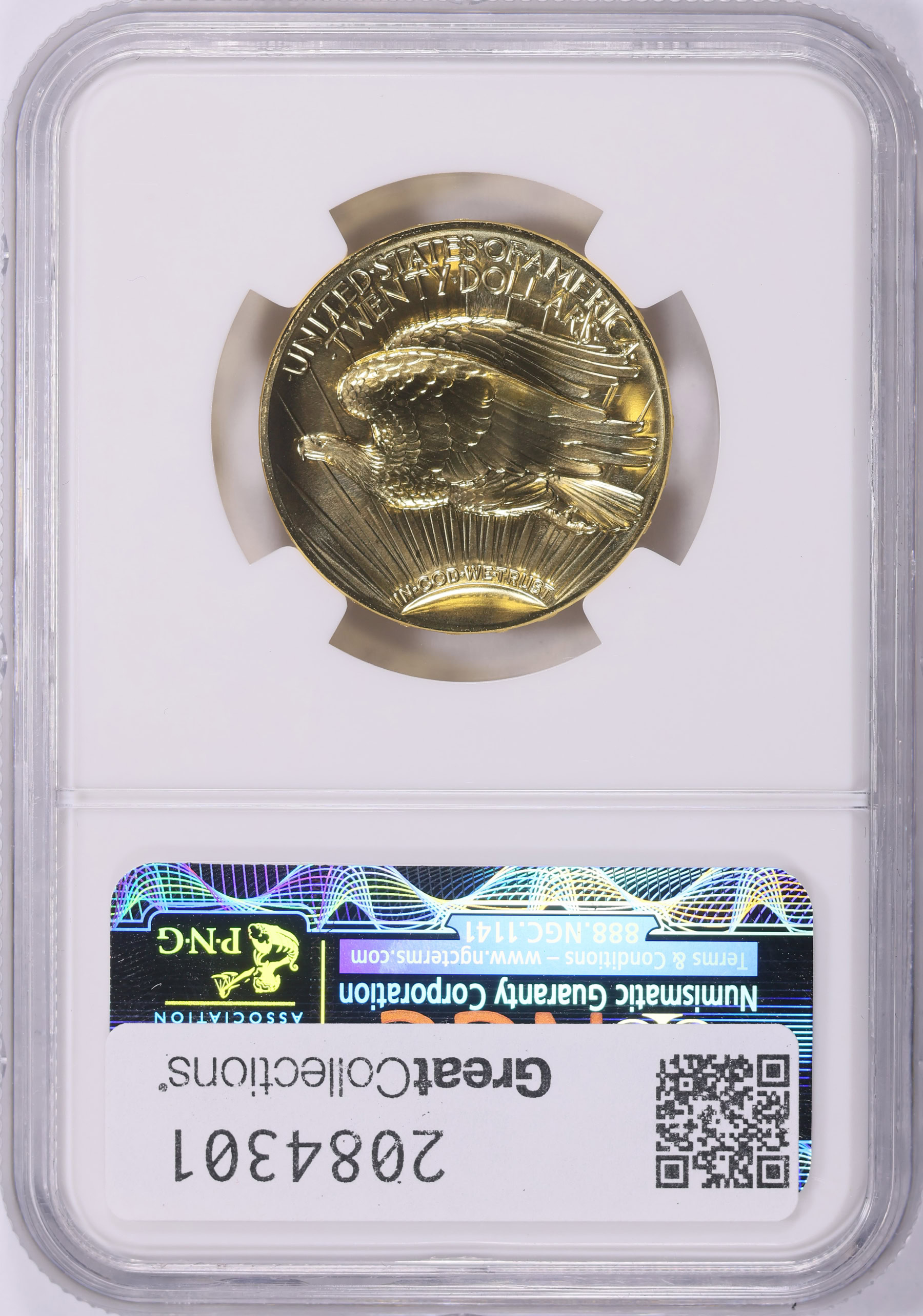 2009 MMIX Ultra High Relief $20 Gold NGC MS-70 (Item 2084301