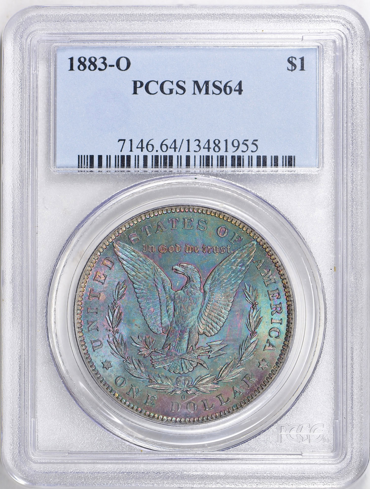 1885-O モルガンダラー PCGS MS64PLアメリカ銀貨史に輝く高評価