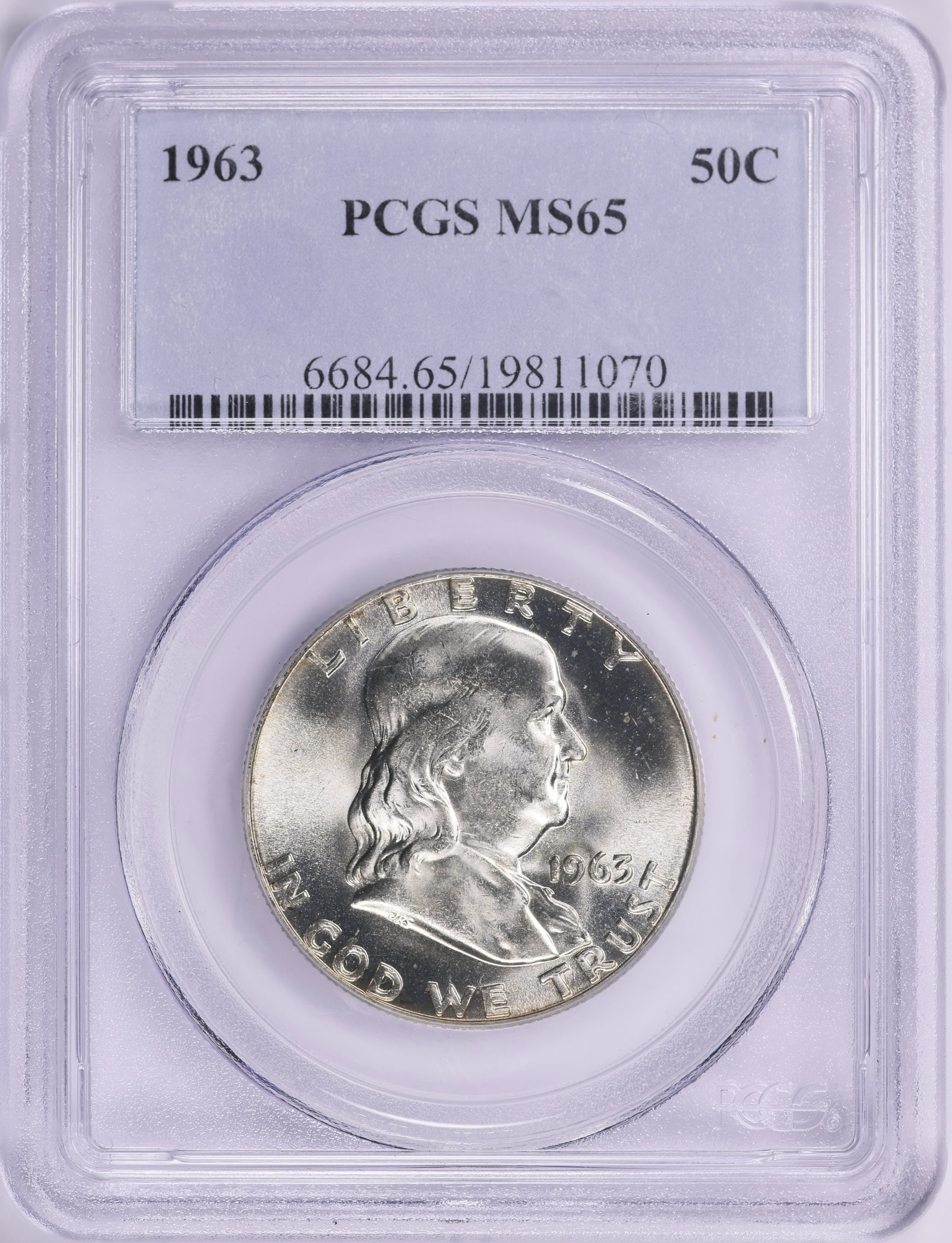 1963 Franklin Half Dollar PCGS MS-65 (Item 2085755