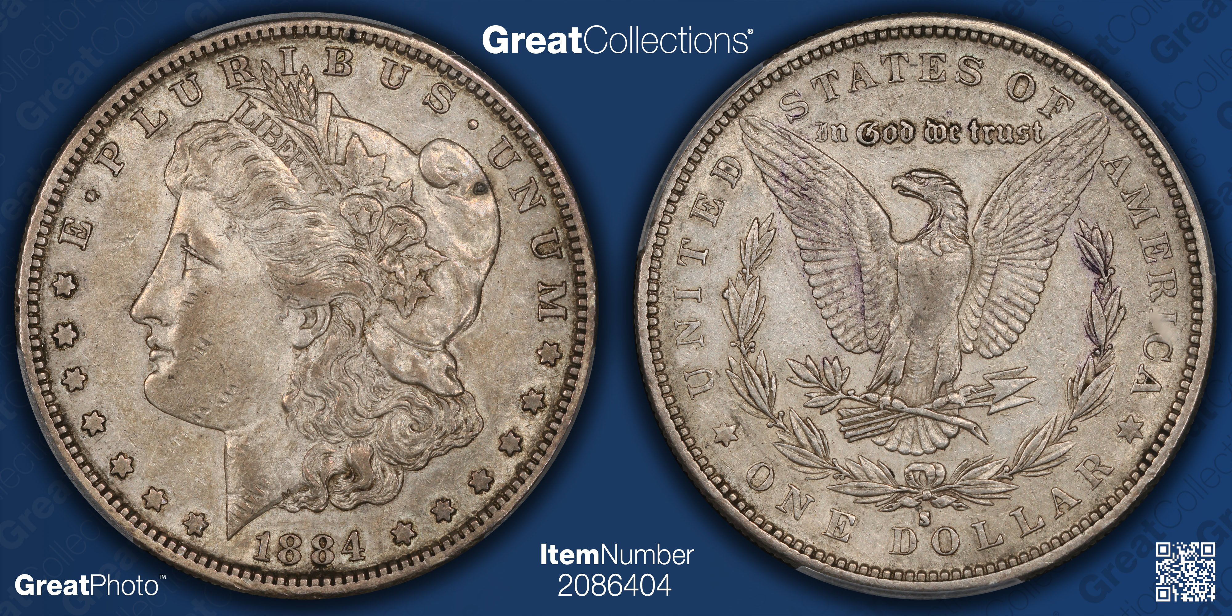 1884-S Morgan Silver Dollar PCGS XF-40 (Item 2086404 ...