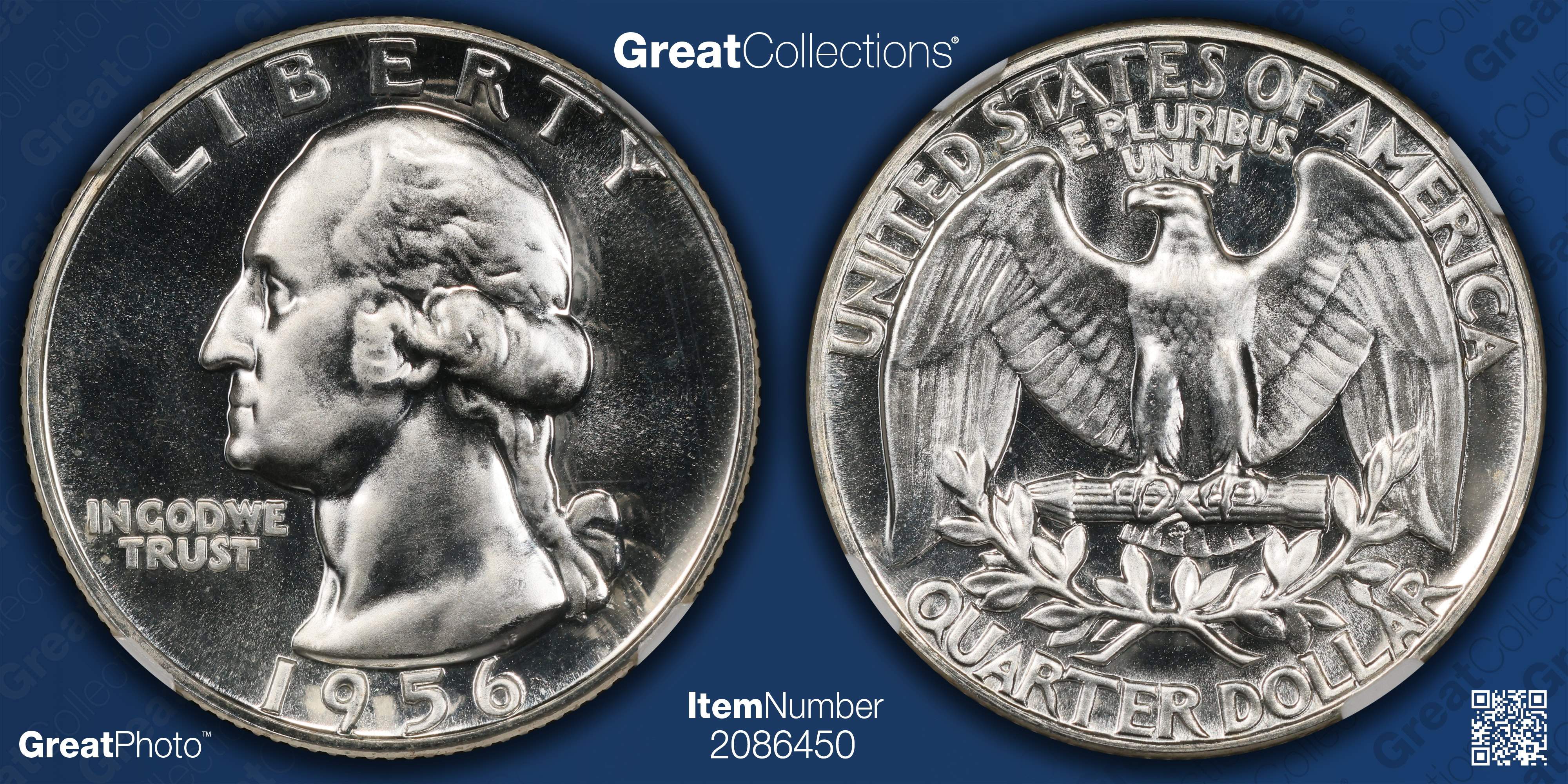 Quarters With Gouges Around Rim 1956 Washington Quarter Reverse Die Gouge FS-701 NGC Proof-67 (Item ...