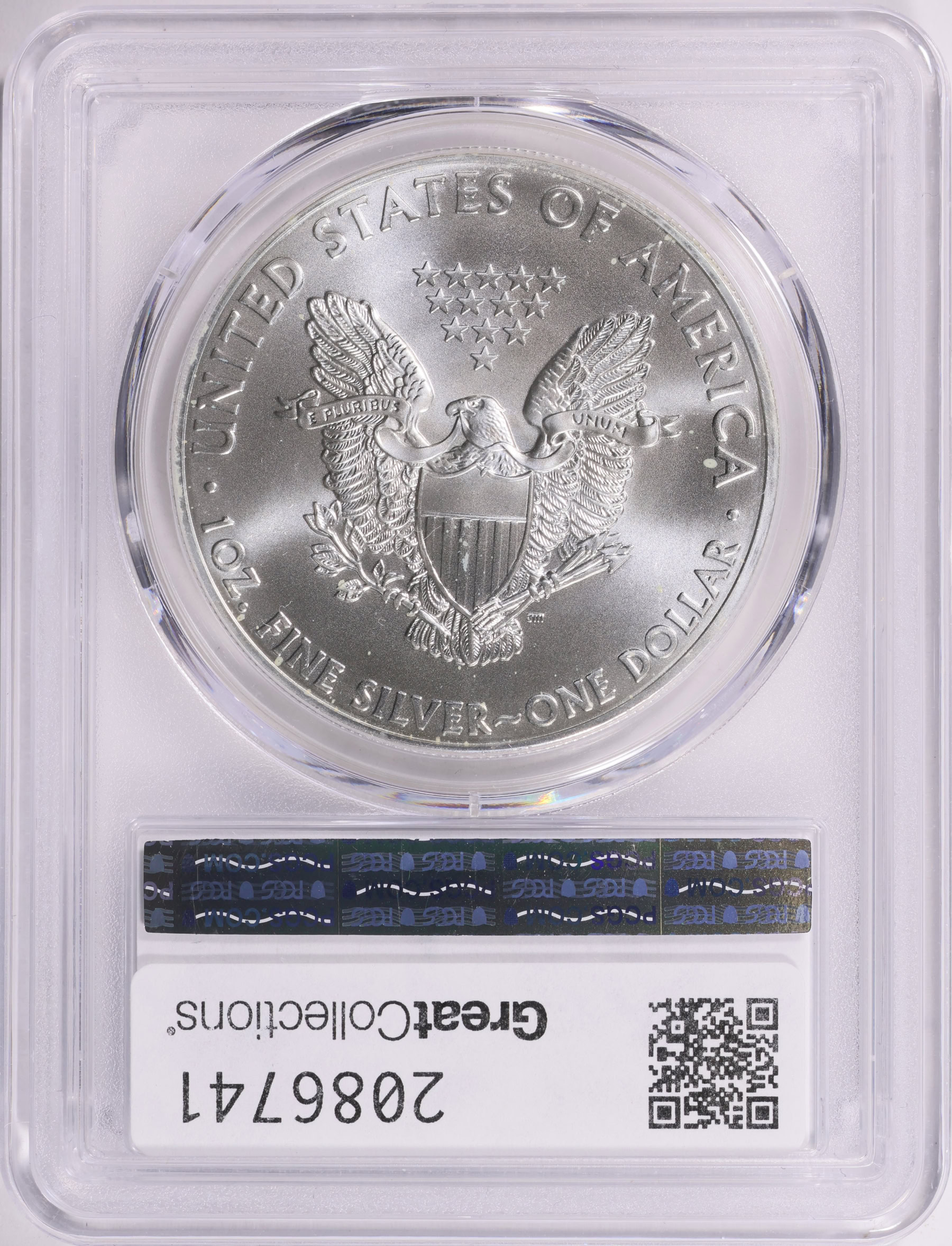 2012 $1 Silver Eagle PCGS MS-70 (Item 2086741) | GreatCollections
