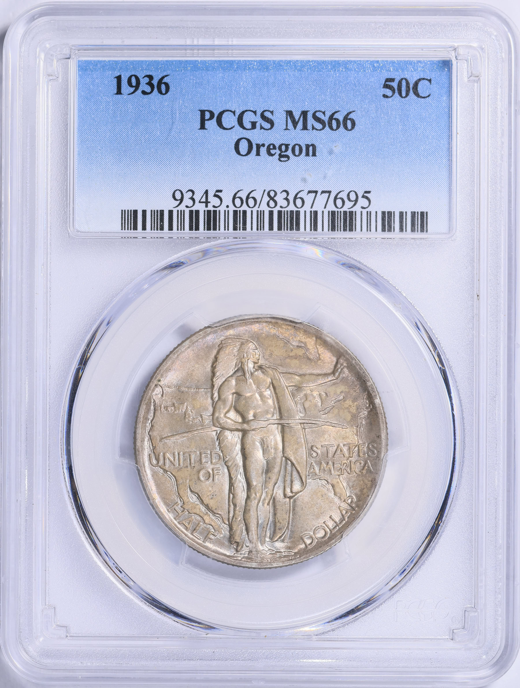 1936 Oregon Trail Memorial Half Dollar PCGS MS-66 (Item 2089623