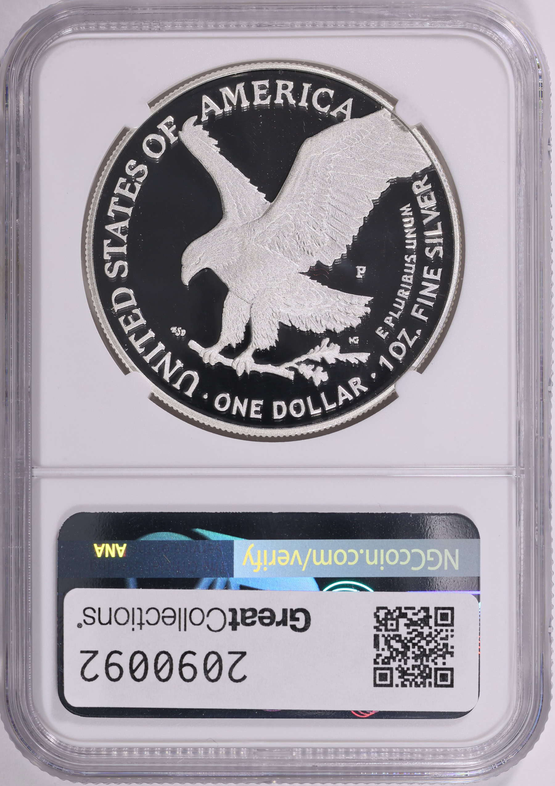 2025-P $1 Silver Eagle U.S. Marine Corps Privy 250th Anniversary