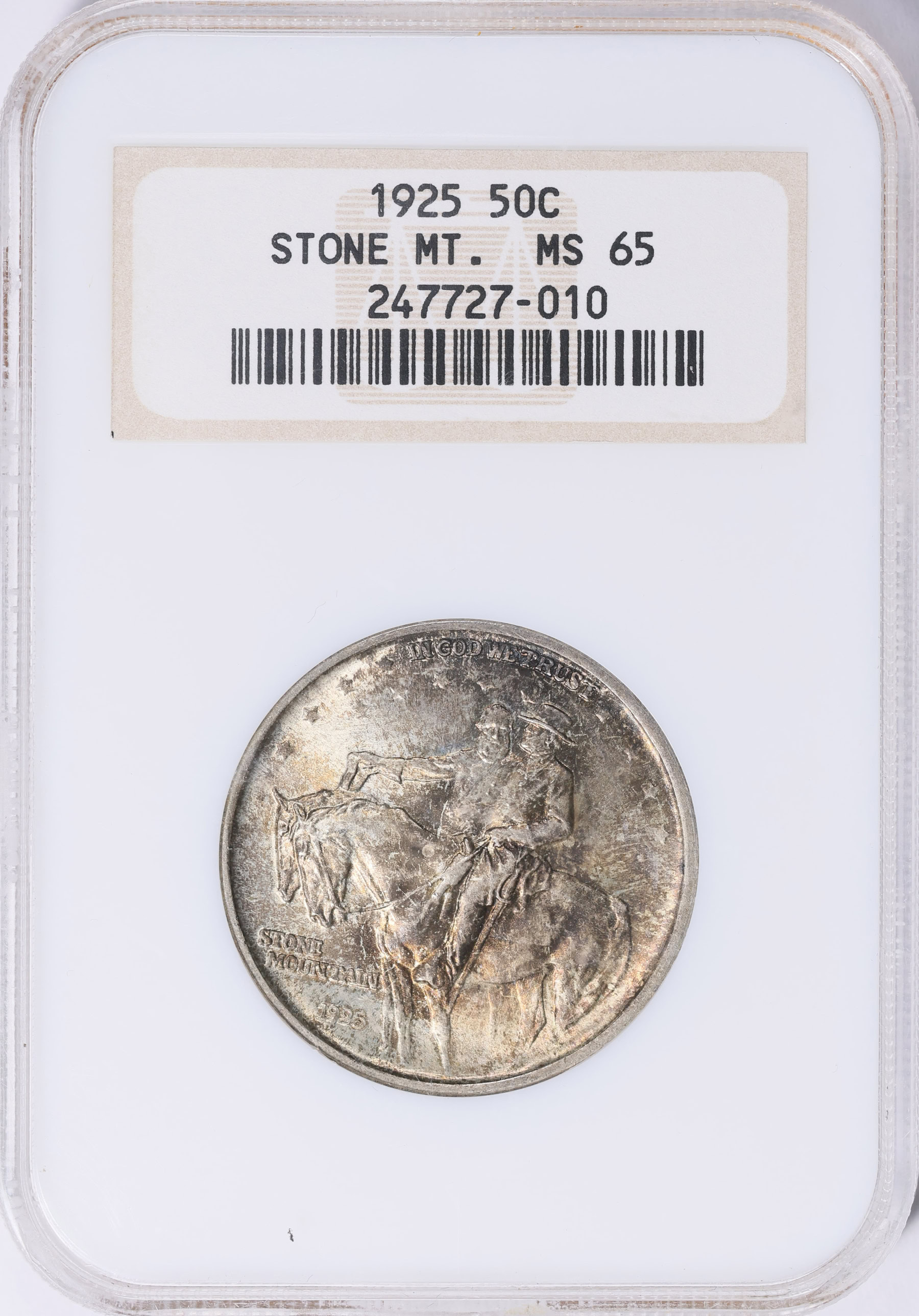 1925 Stone Mountain Memorial Half Dollar NGC MS-65 OH (Toned) (Item ...