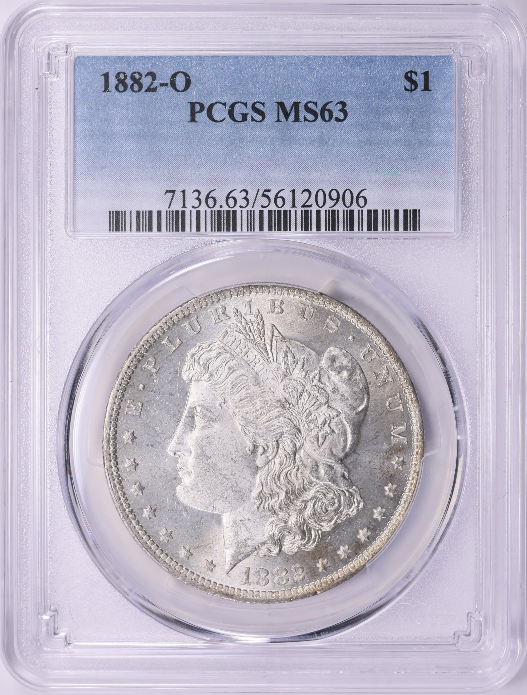 1882-O Morgan Silver Dollar PCGS MS-63 (Item 2093301