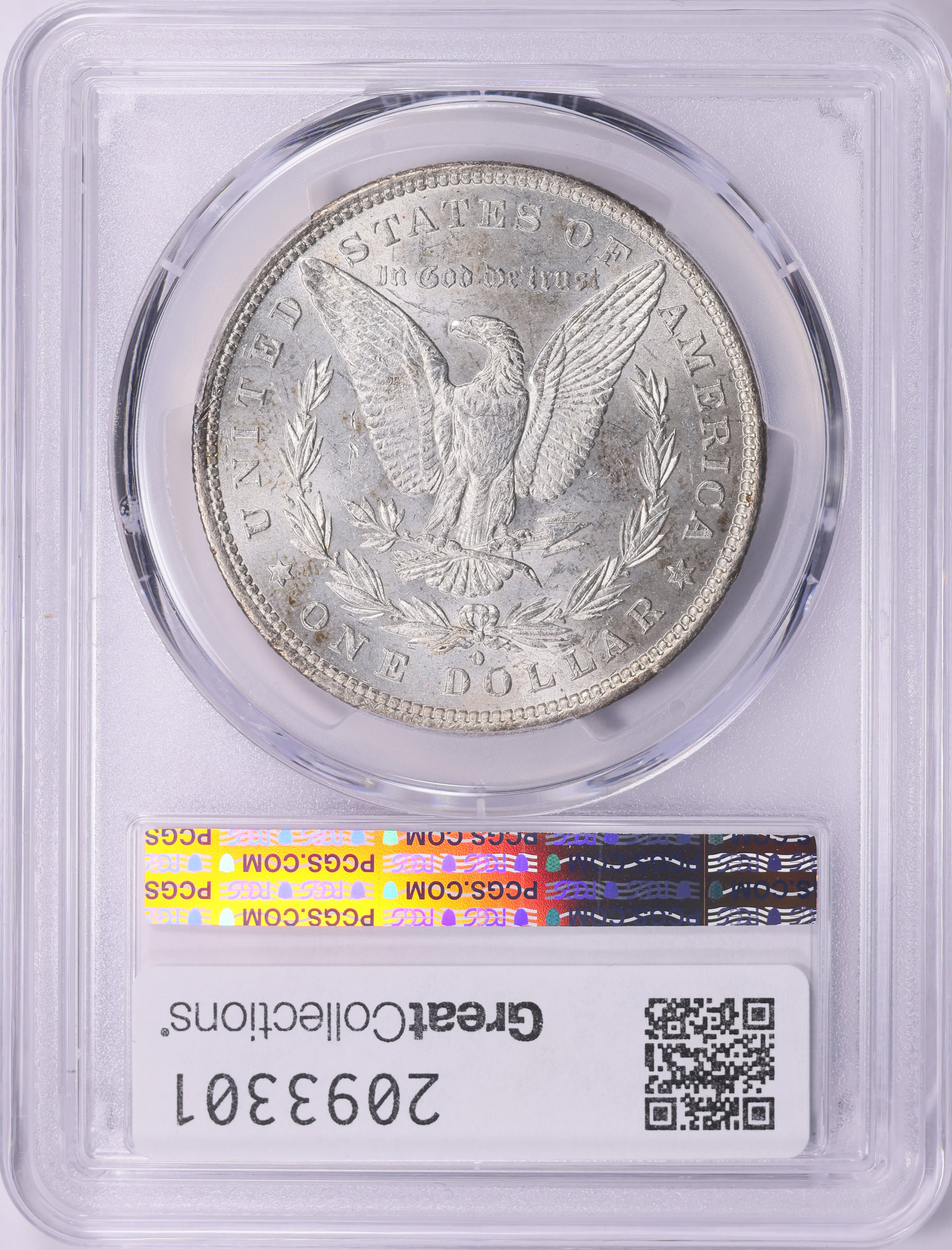 1882-O Morgan Silver Dollar PCGS MS-63 (Item 2093301