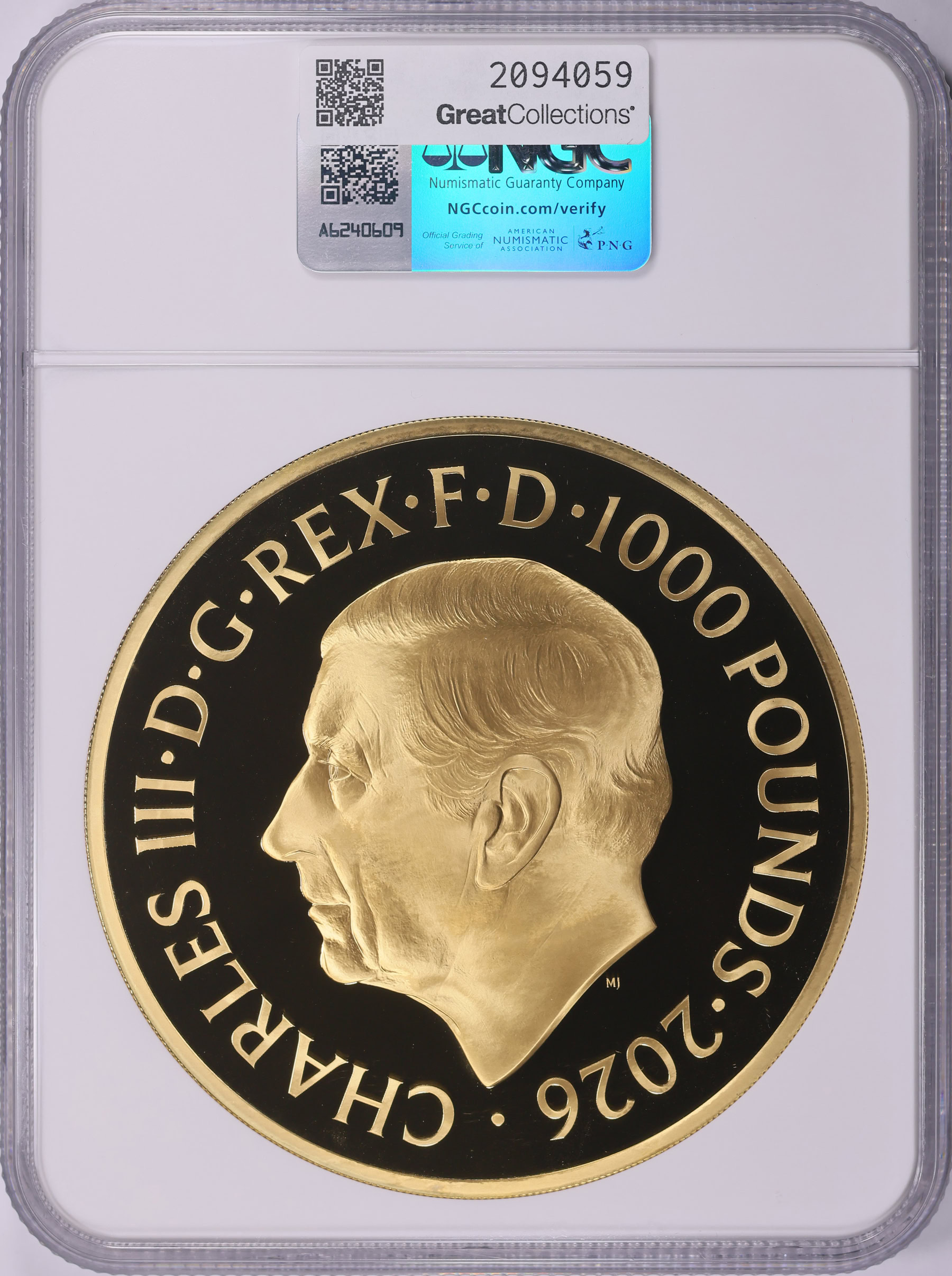 Great Britain 2026 Gold £1000 The Angel First Day of Issue NGC