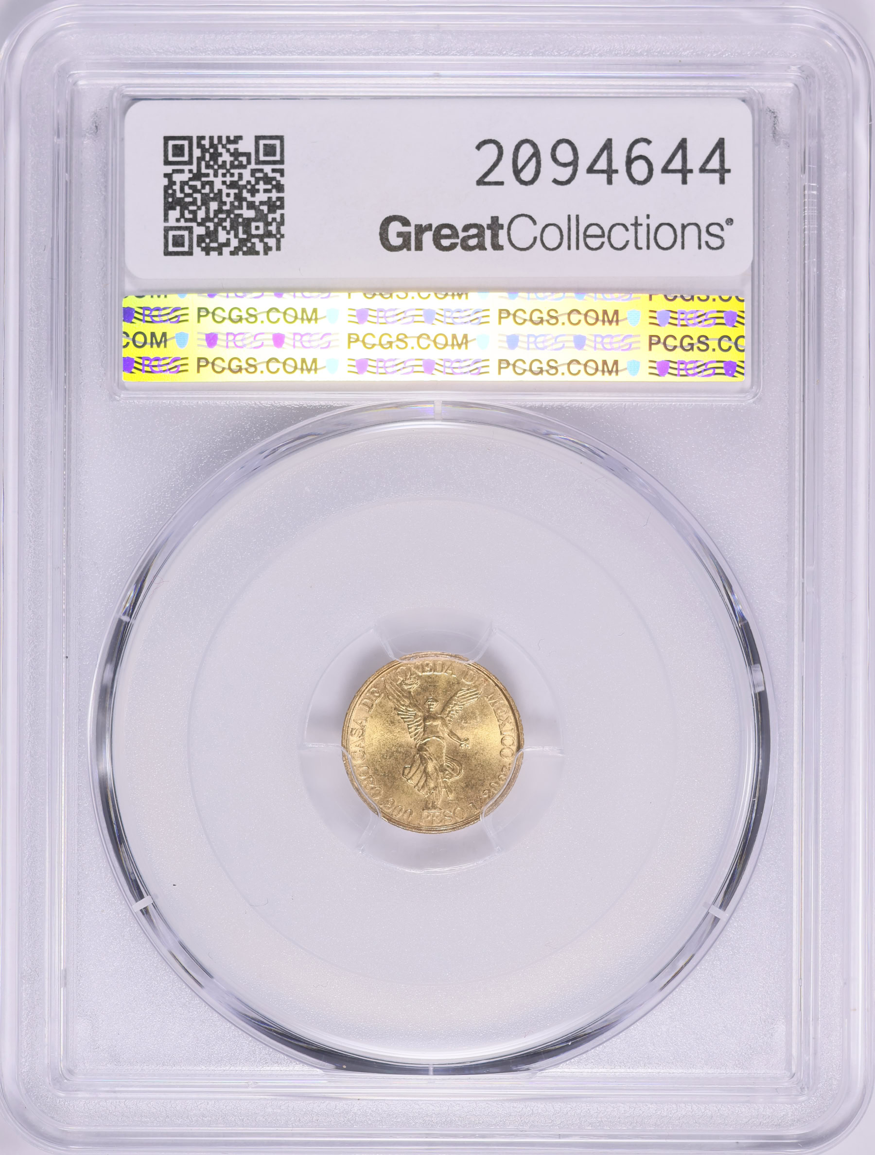 Mexico 1987-Mo Gold 1/20 Onza Aztec Calendar KM-530 PCGS MS-67 (AGW = 0 ...