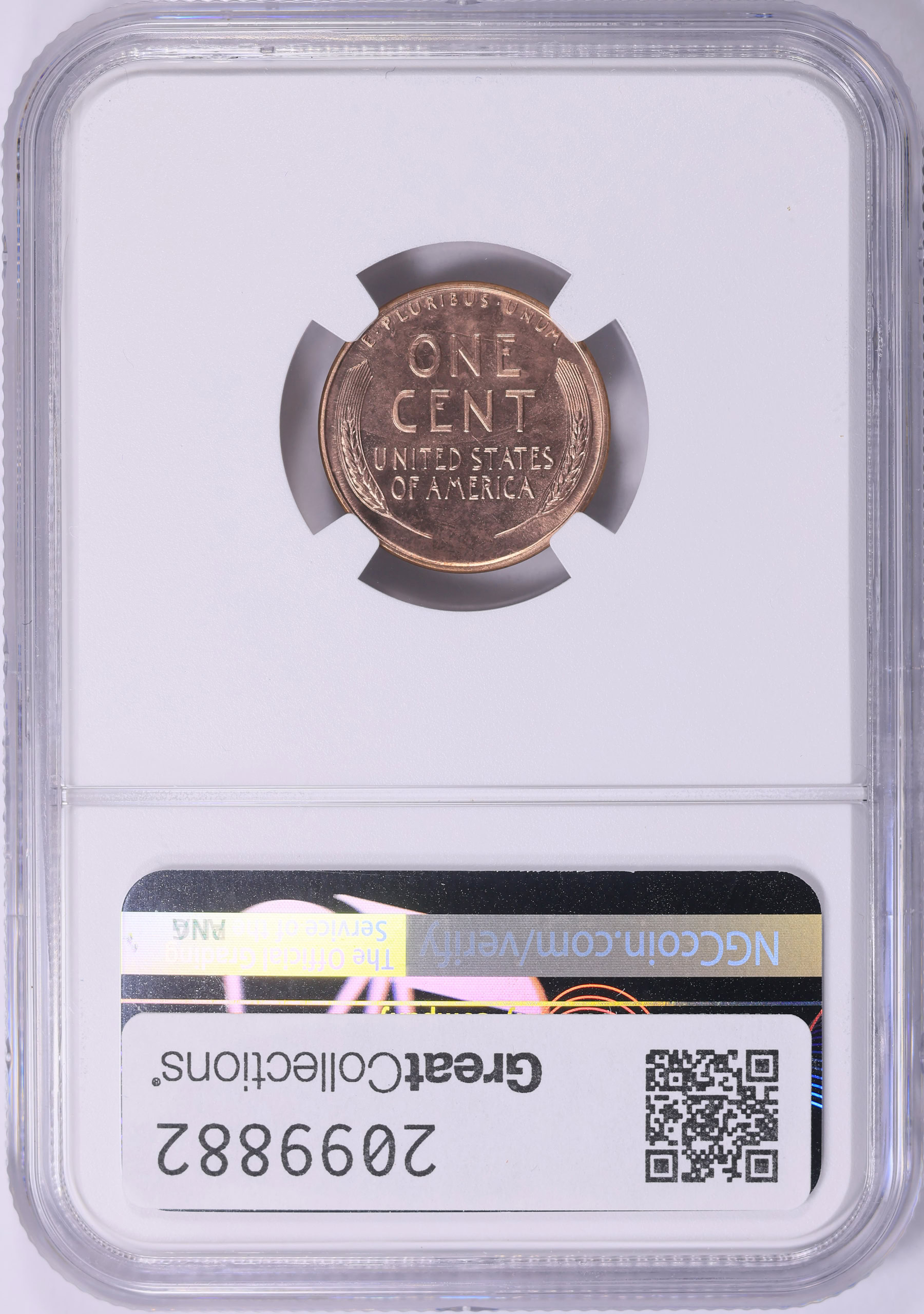 1950 Lincoln Cent NGC Proof-64 RB (Item 2099882) | GreatCollections ...