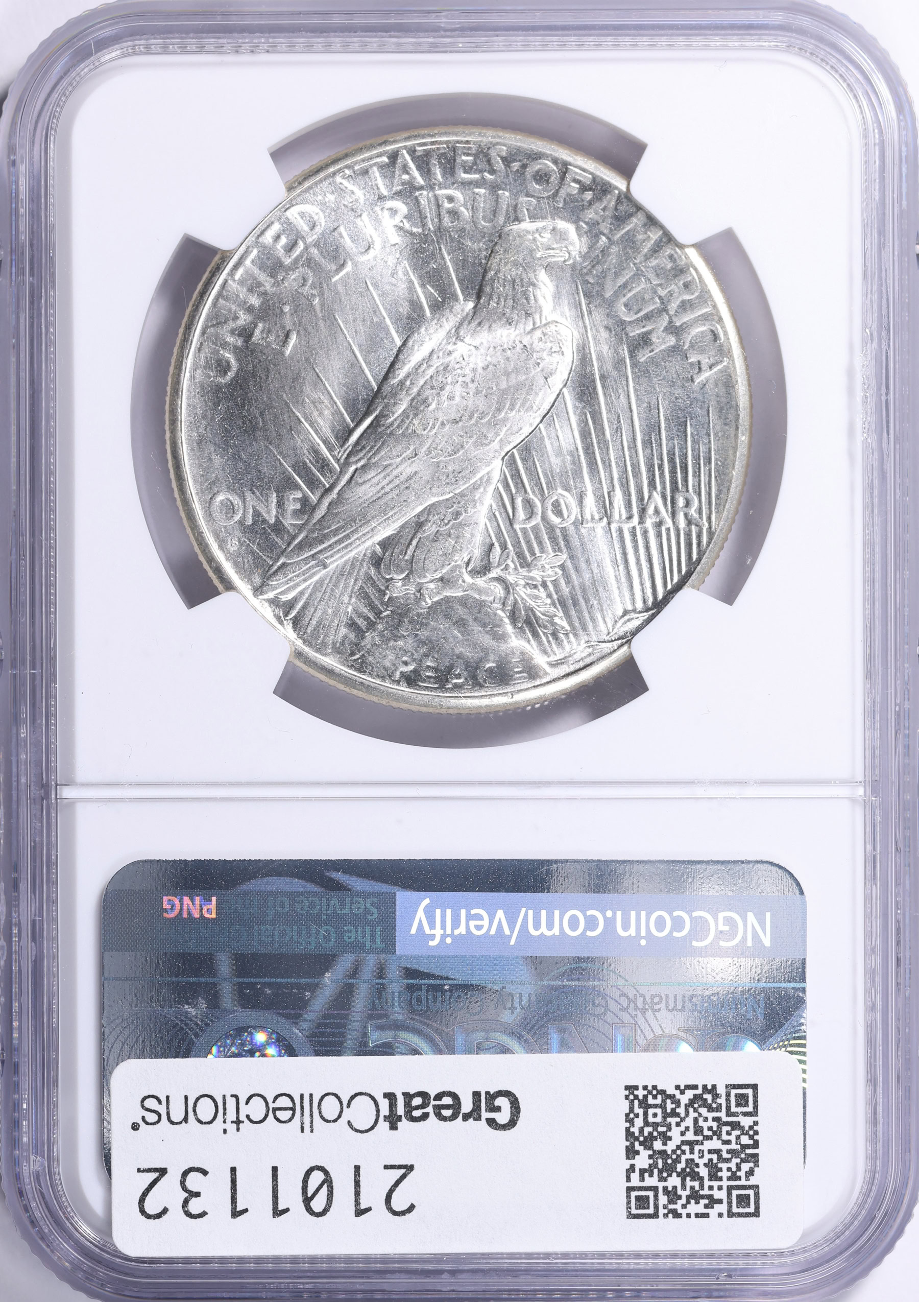 1926-S Peace Silver Dollar NGC MS-66+ (CAC Green) (Item 2101132