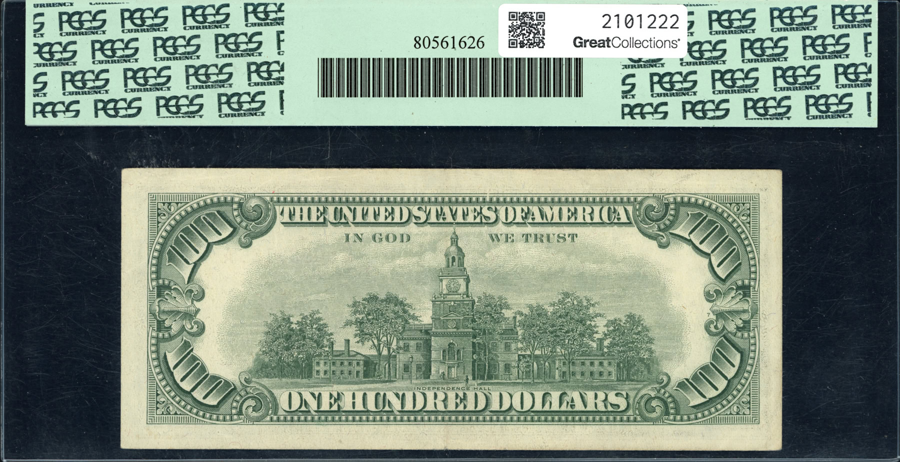 Fr. 1550 (AA Block) 1966 $100 Legal Tender Note Granahan / Fowler PCGS ...