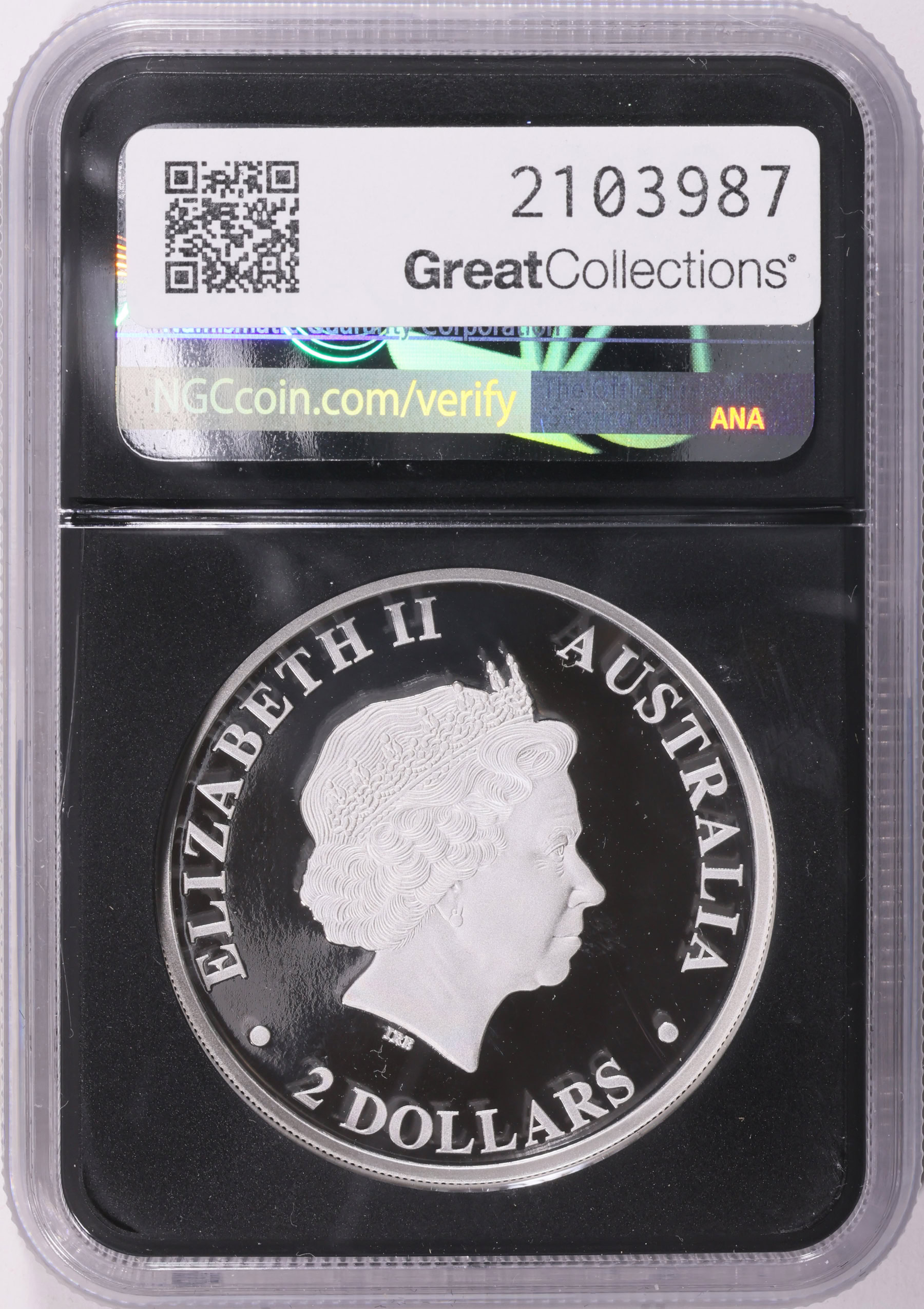 Australia 2018-P Silver $2 Wedge-Tailed Eagle Piedfort KM-3535 NGC ...