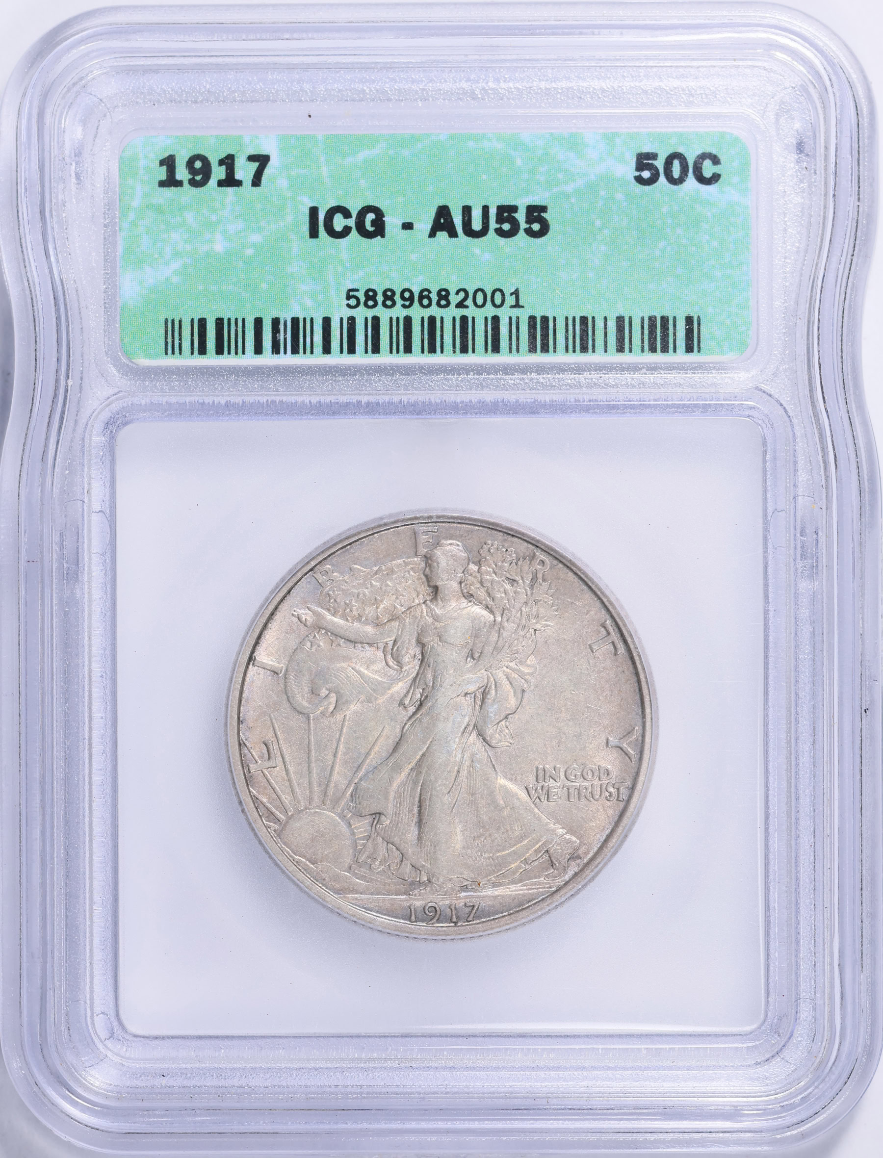 1917年 インド 1ルピー NGC AU55 銀貨 ジョージ5世 イギリス
