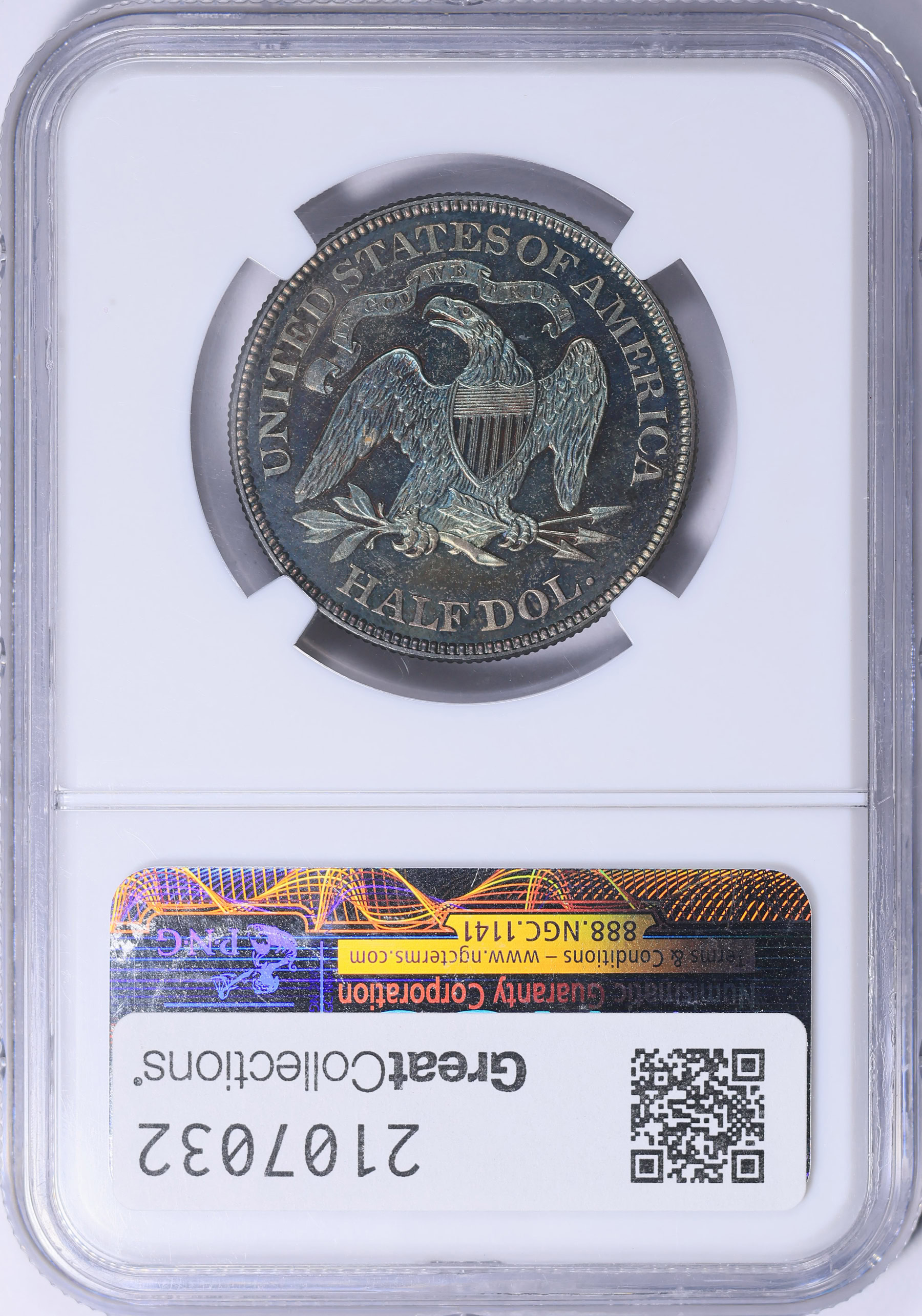 1879 Seated Liberty Half Dollar NGC Proof-64 (Toned) (Item 2107032 ...