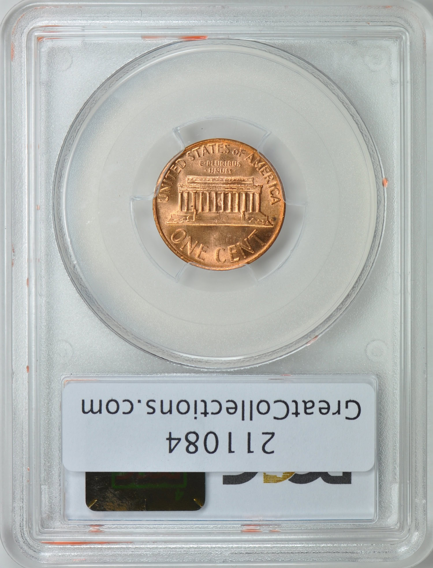 1967 Lincoln Cent PCGS MS-66 RD (Item 211084) | GreatCollections