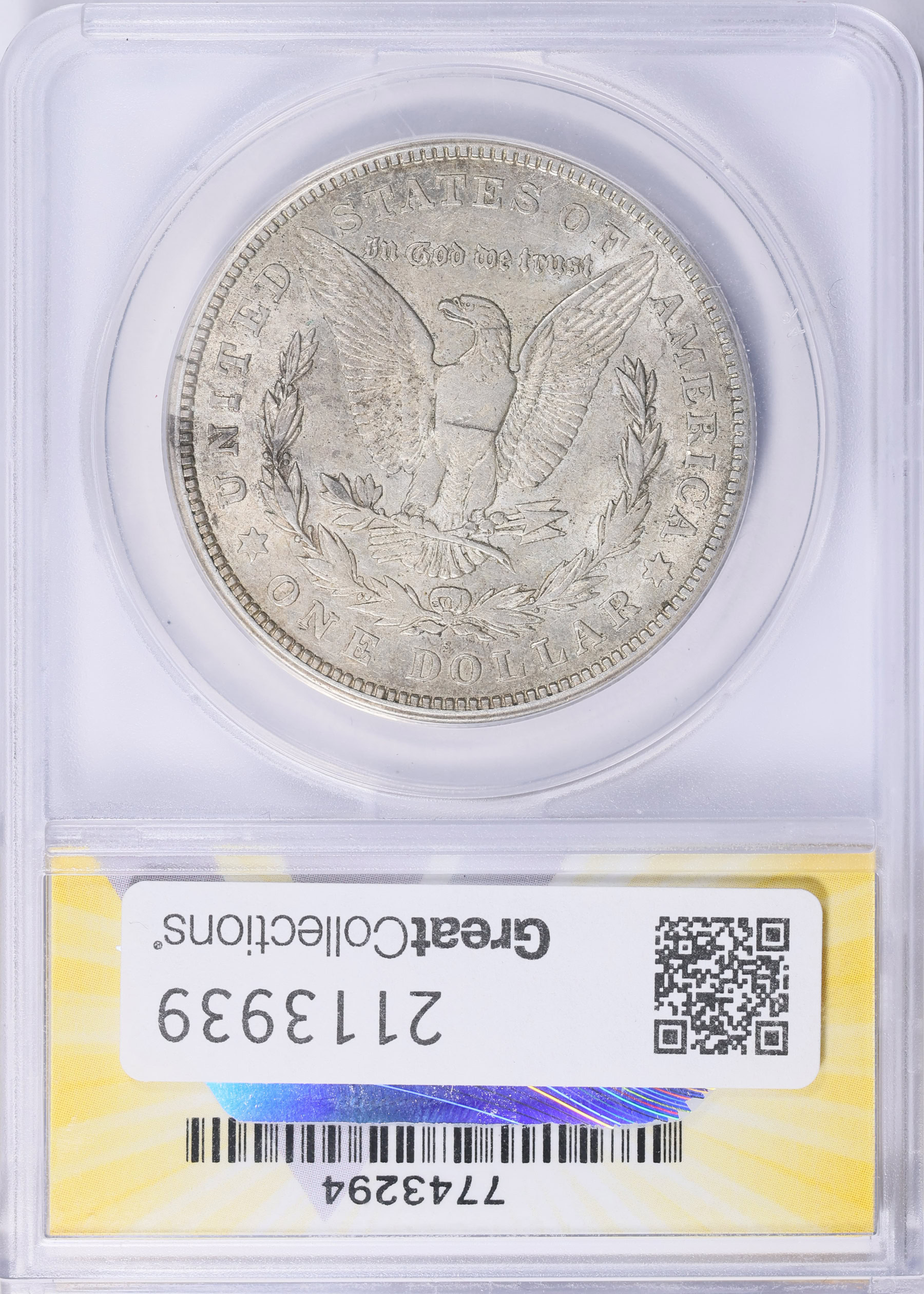 1921-S Morgan Silver Dollar Thorn Head VAM-1B-4b *Hit List 40* ANACS AU ...