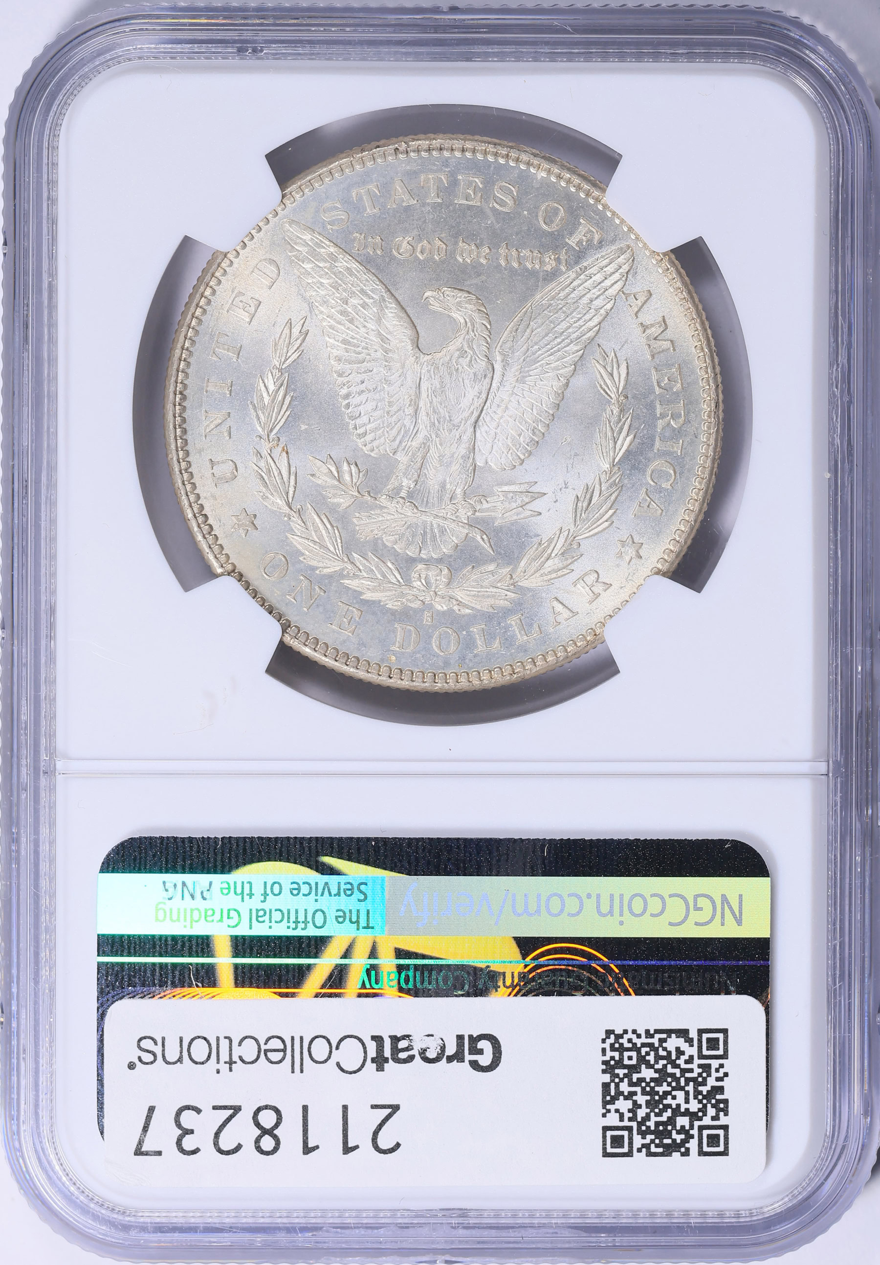 1878-S Morgan Silver Dollar NGC MS-66 (Item 2118237