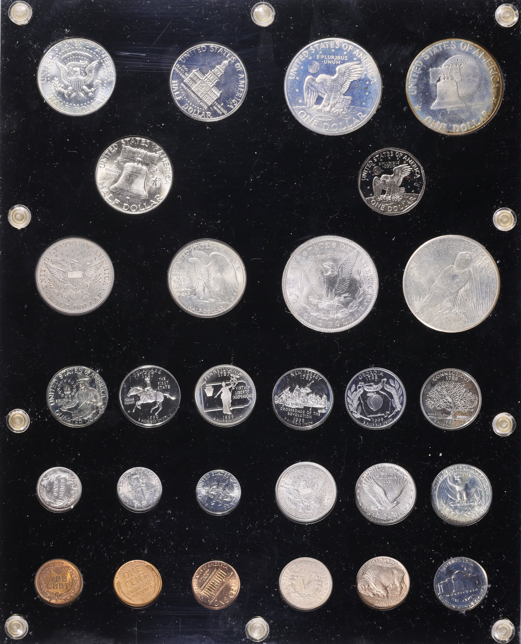 c.1883 - 1999 20th Century United States Type Set Uncertified in ...