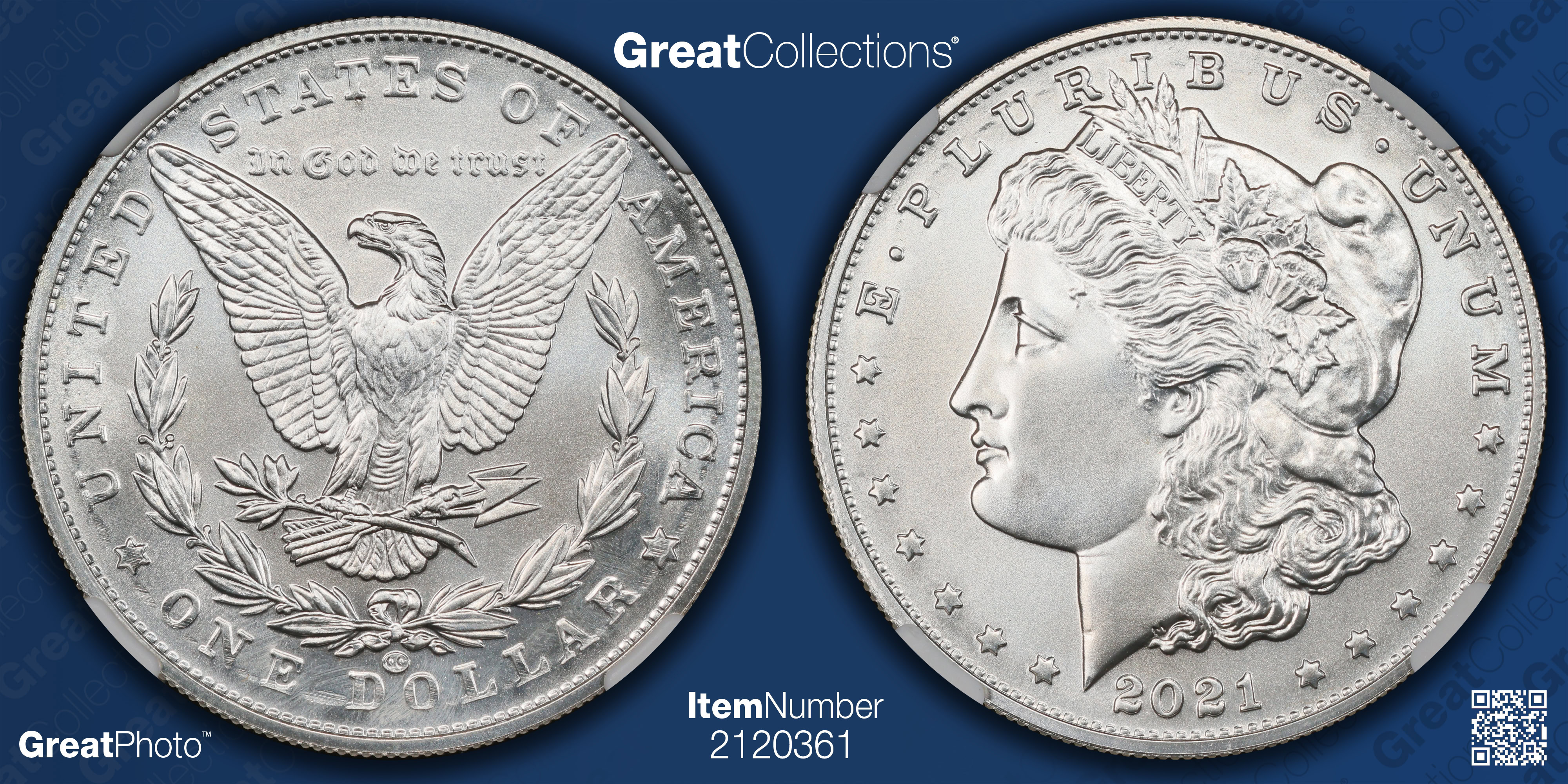 Mint Error 2021-CC Morgan Silver Dollar Carson City Privy Mark