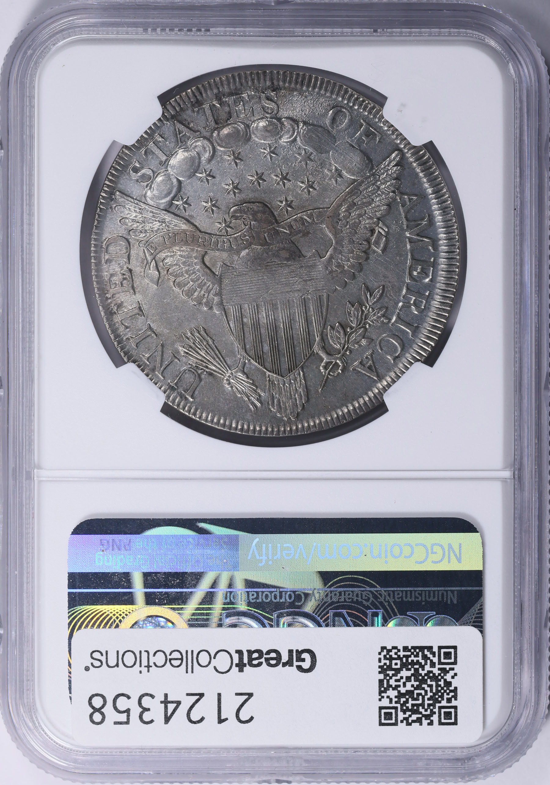 1800 Draped Bust Silver Dollar NGC AU Details (Item 2124358