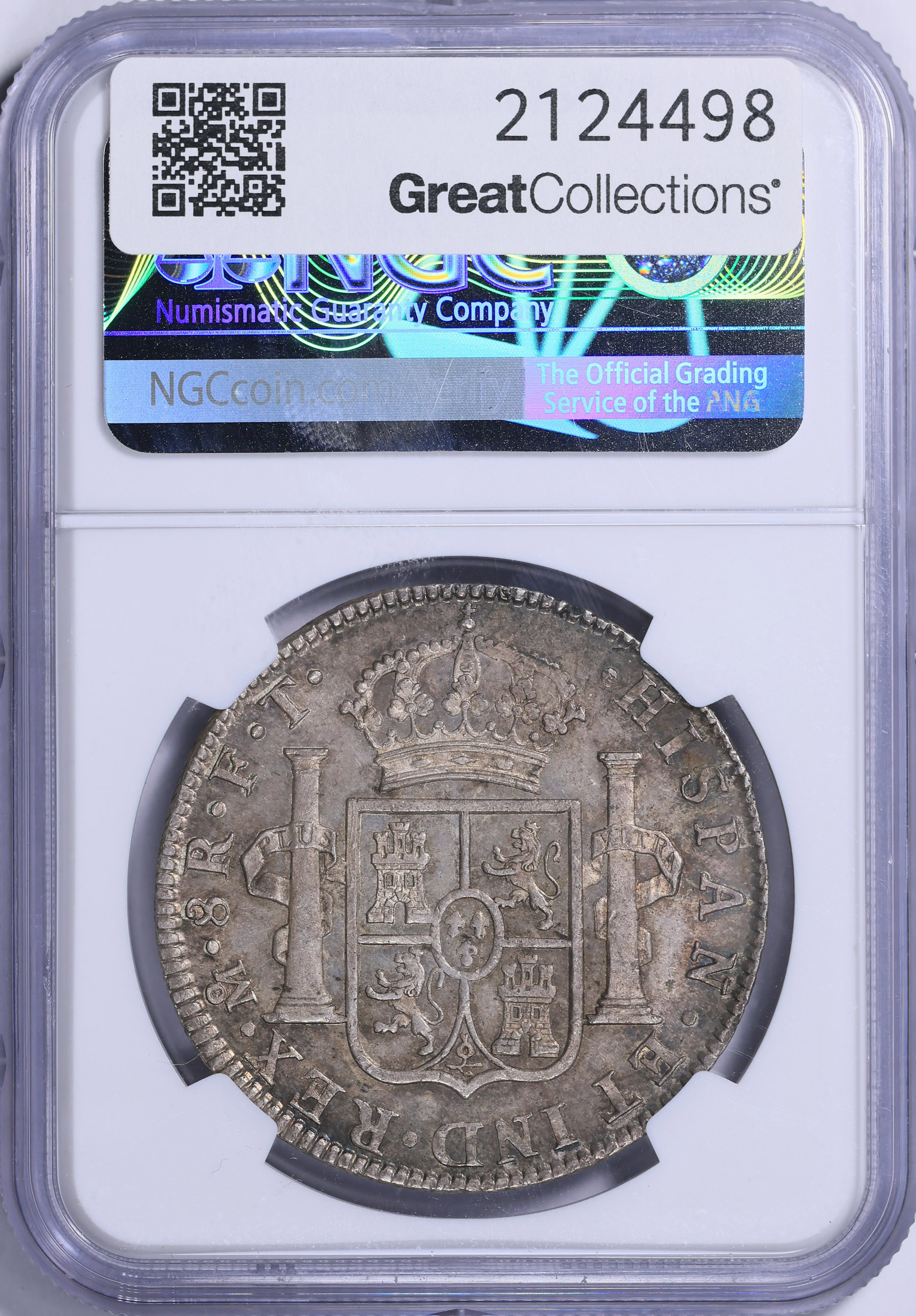 Mexico 1803-Mo FT Silver 8 Reales KM-109 NGC MS-63 (Item 2124498