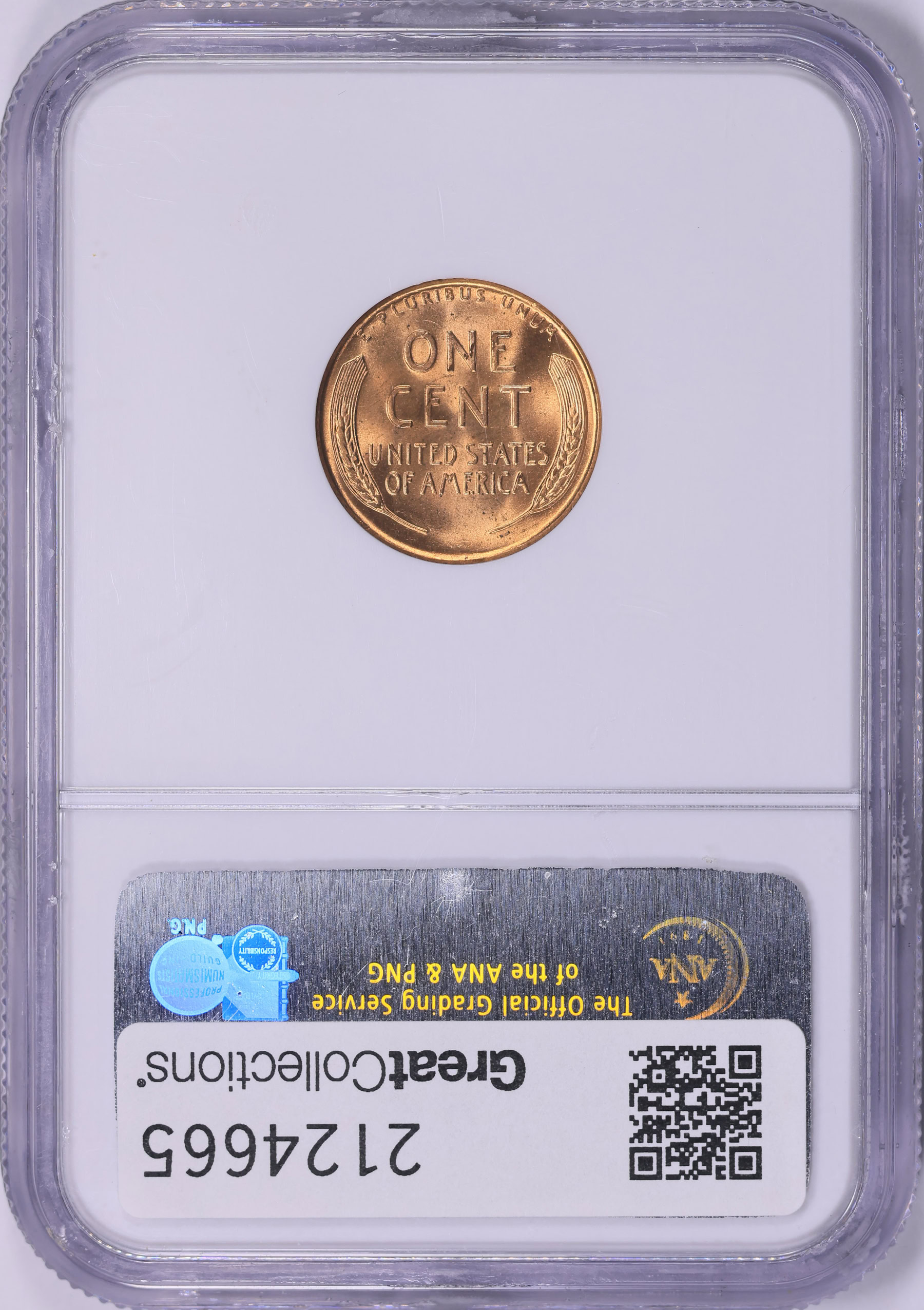 1953-D Lincoln Cent NGC MS-66 RD (Item 2124665) | GreatCollections Coin ...