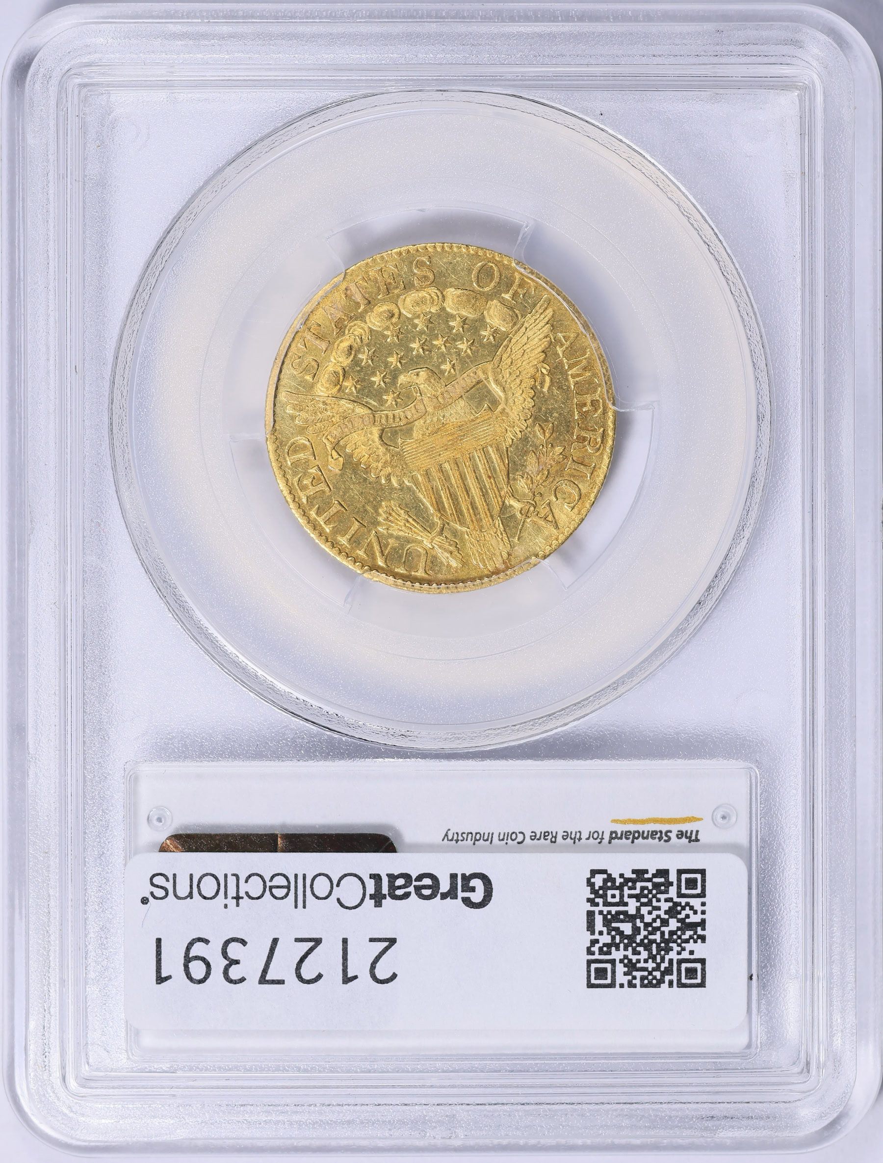 1805 Capped Bust Right Gold Half Eagle PCGS AU-58 (Item 2127391