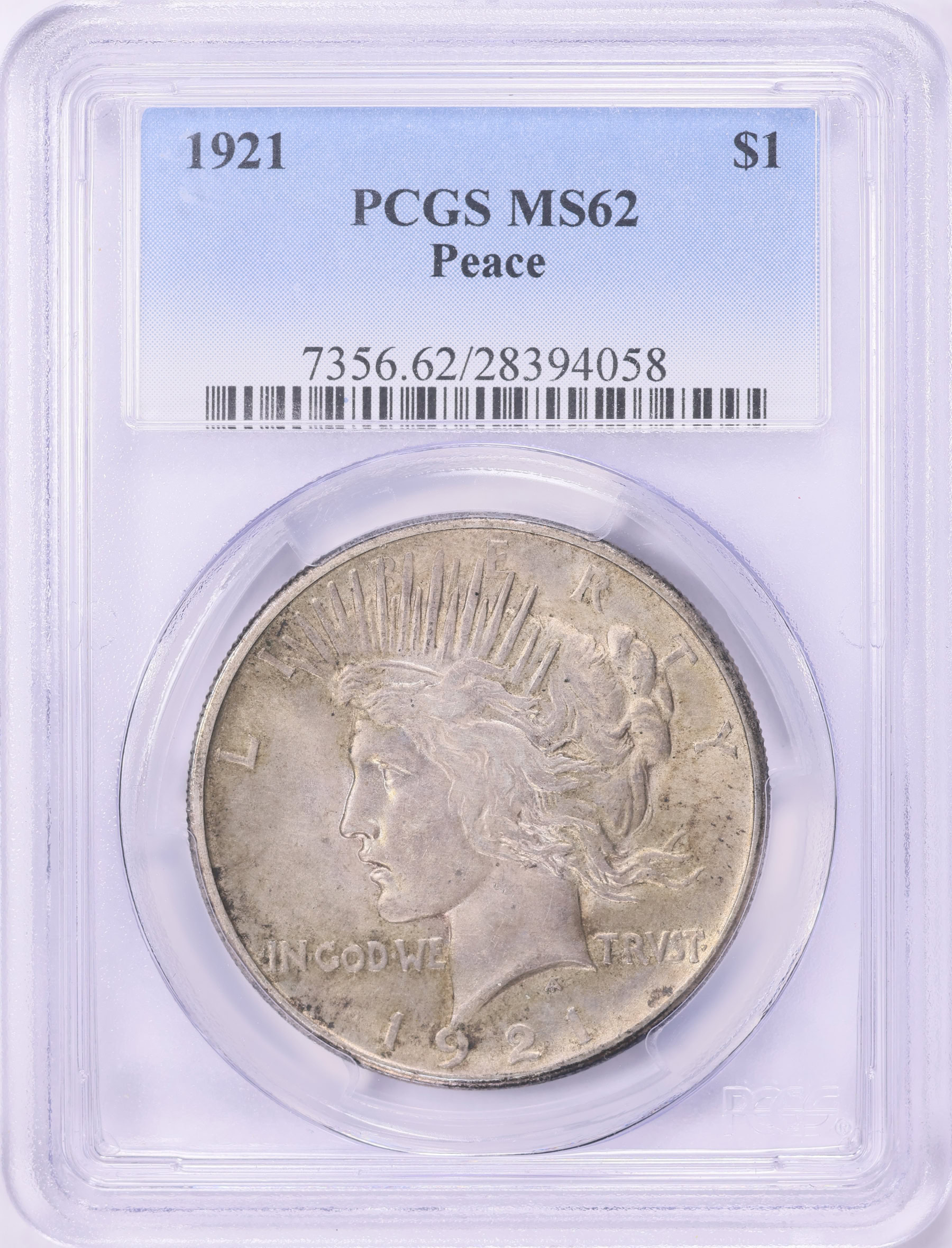 1921 Peace Silver Dollar High Relief PCGS MS-62 (Item 2133755 ...