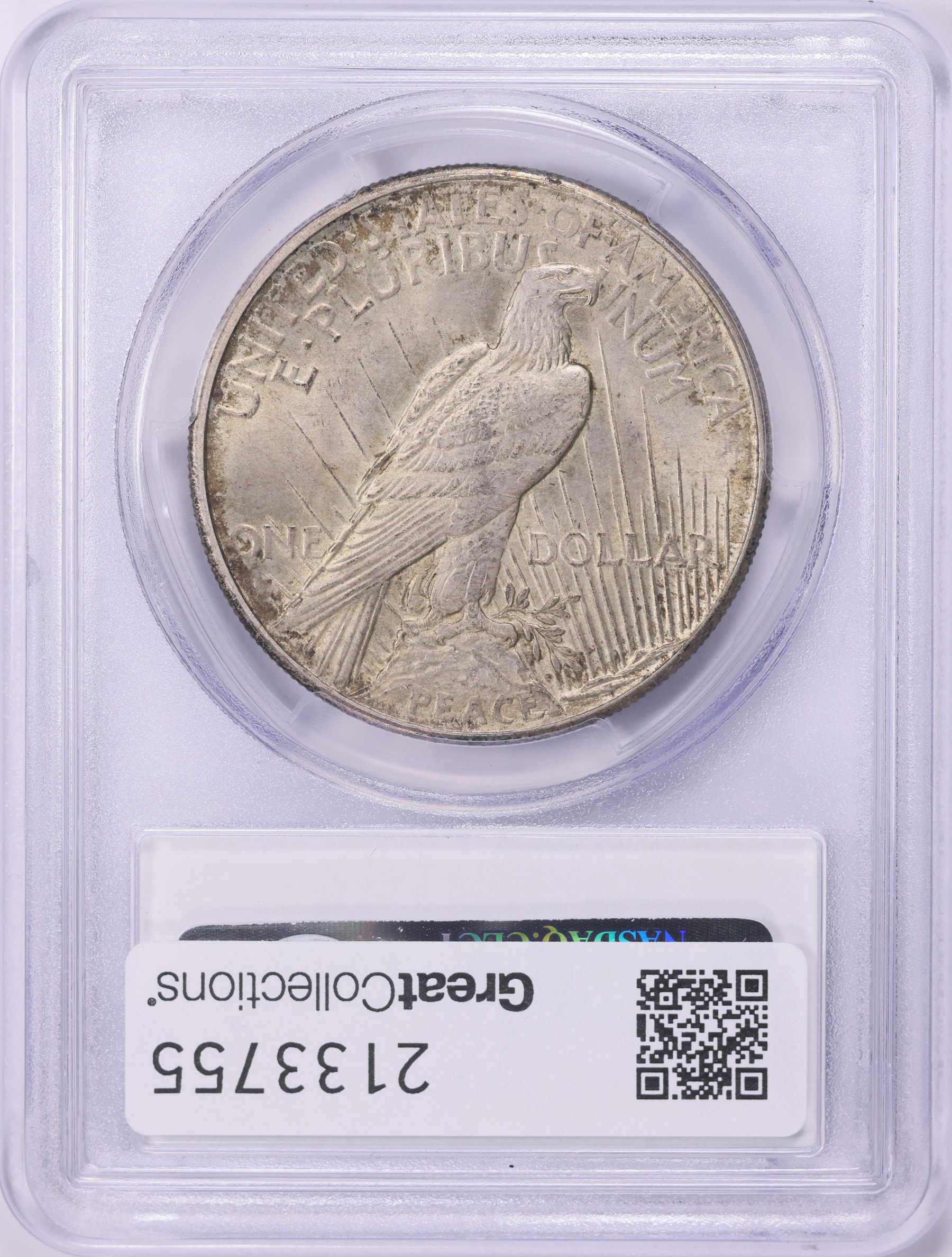 1921 Peace Silver Dollar High Relief PCGS MS-62 (Item 2133755 ...