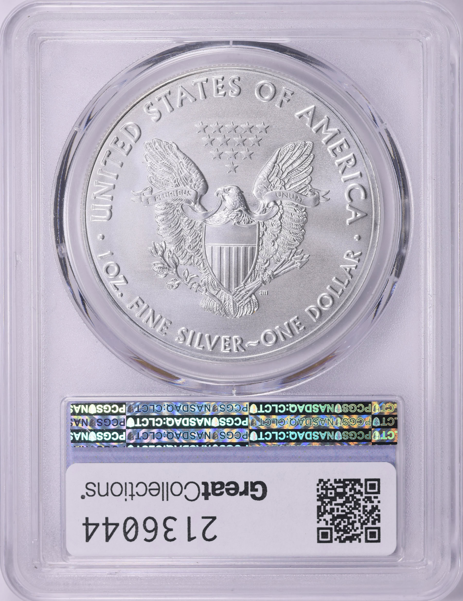 2017 $1 Silver Eagle First Strike PCGS MS-70 (Black Eagle Label
