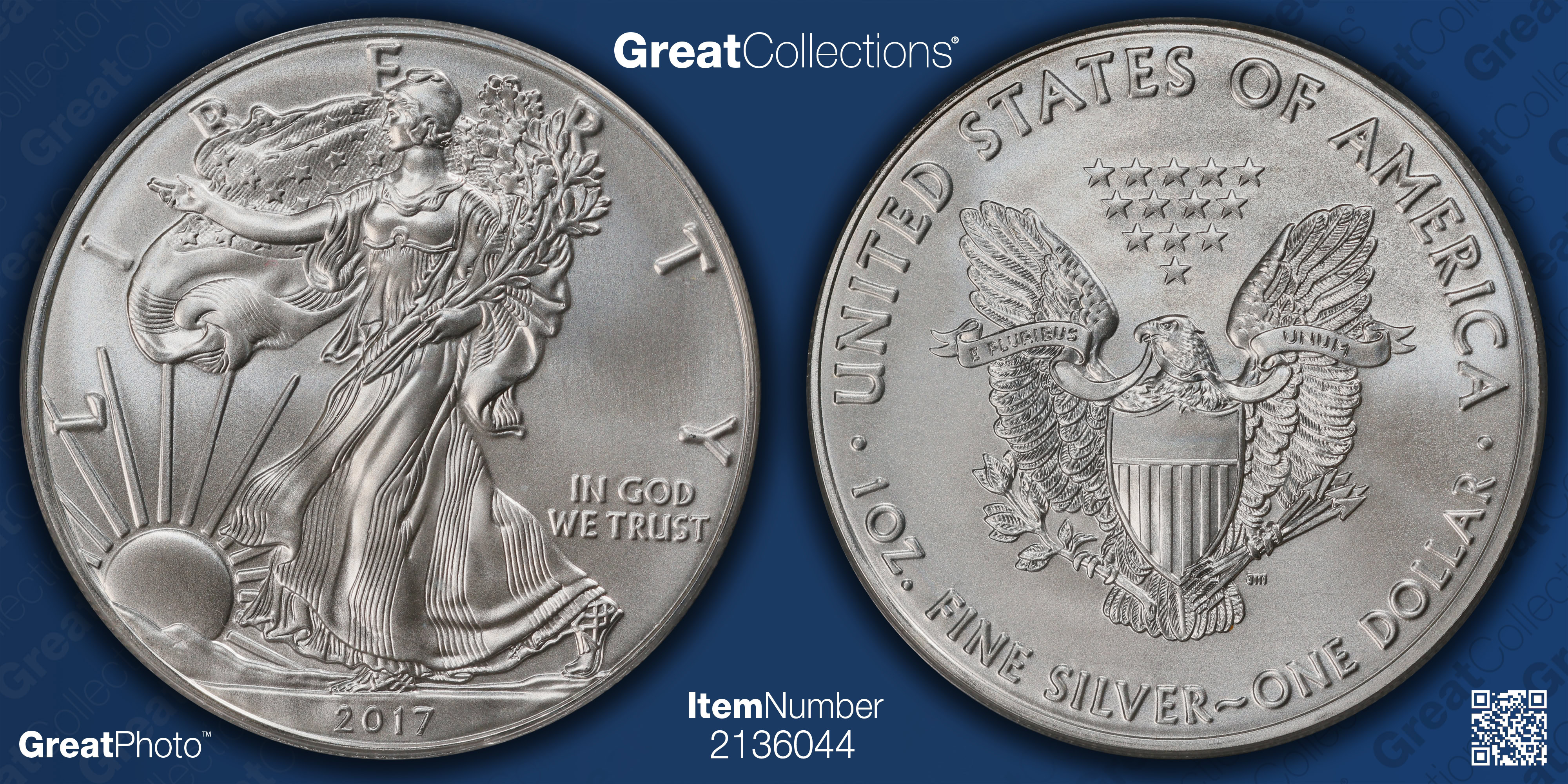2017 $1 Silver Eagle First Strike PCGS MS-70 (Black Eagle Label