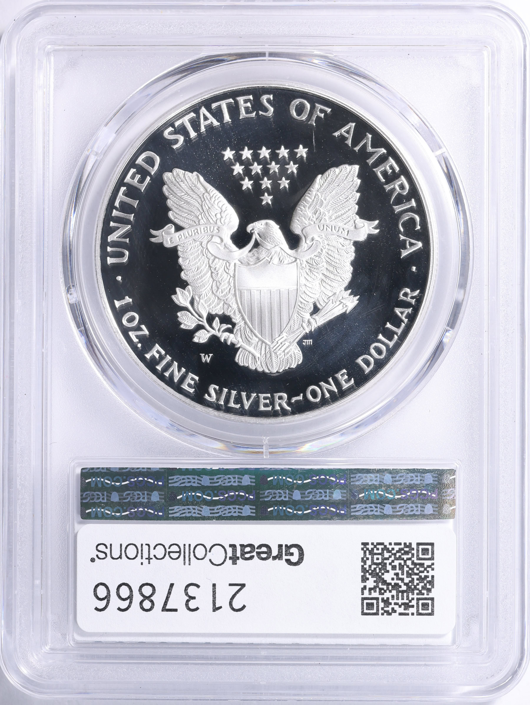 1995-W $1 Silver Eagle PCGS Proof-70 DCAM (Item 2137866