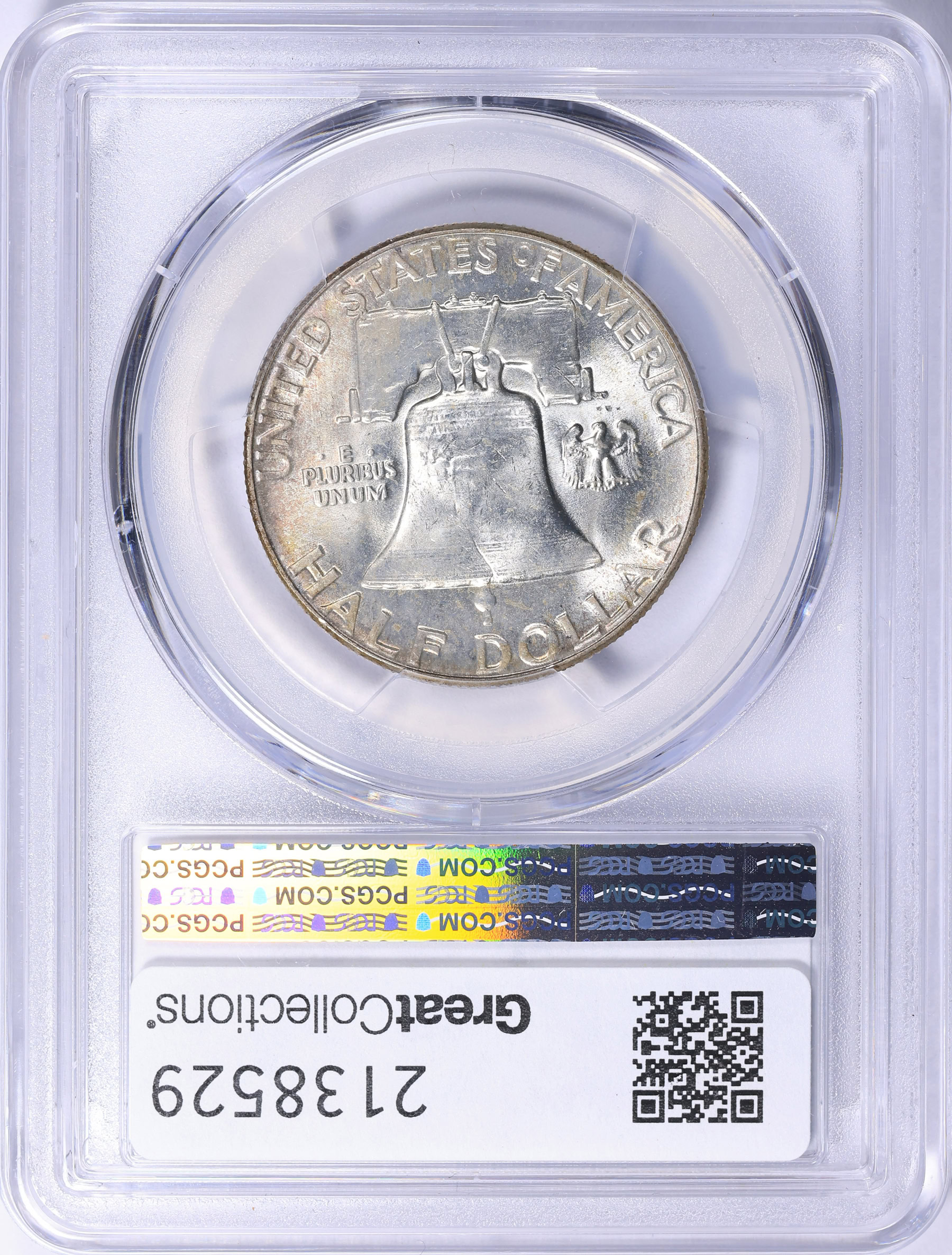 1953 Franklin Half Dollar PCGS MS-65 (CAC Green) (Toned) (Item 2138529 ...