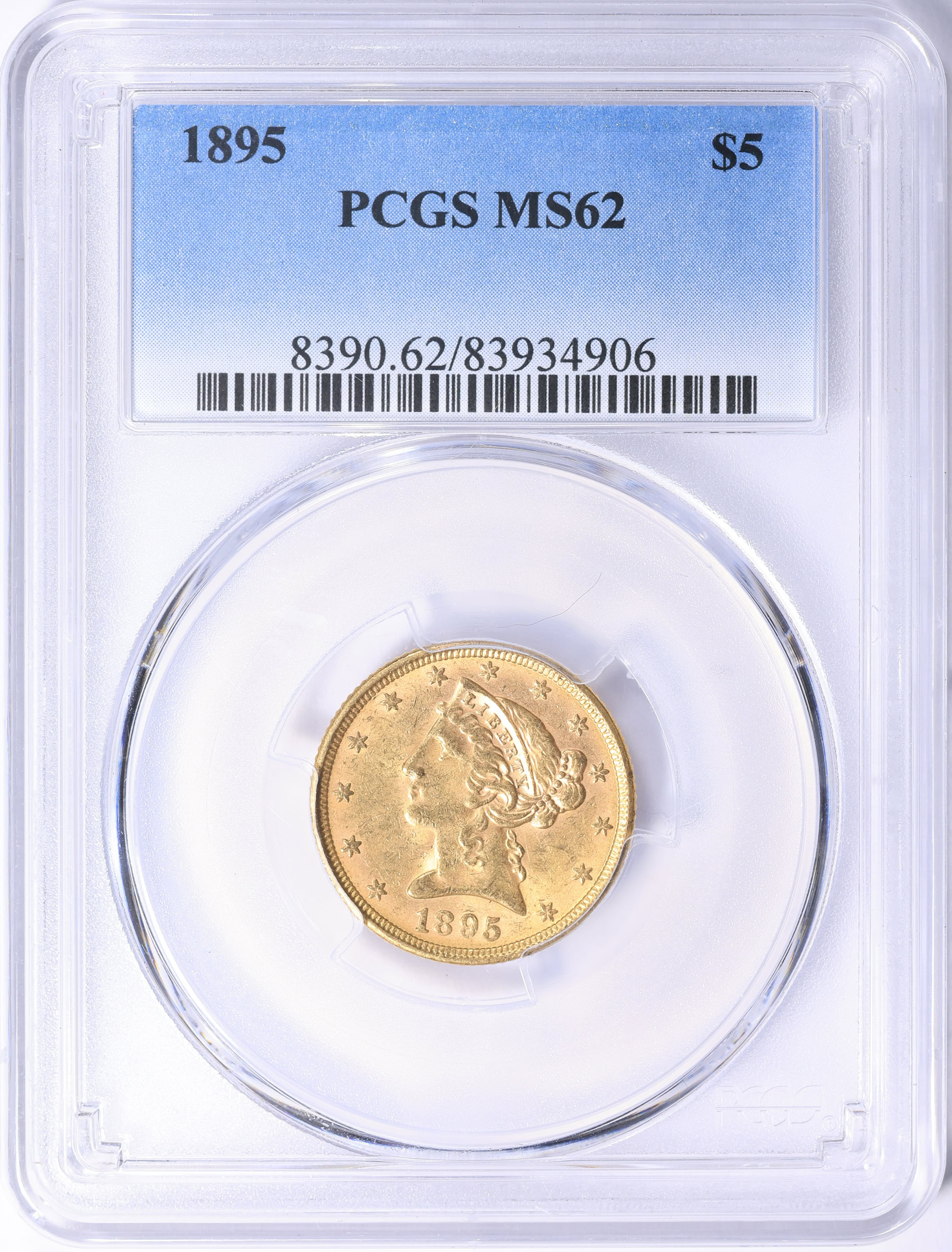 1895 Liberty Gold Half Eagle PCGS MS-62 (Item 2138707
