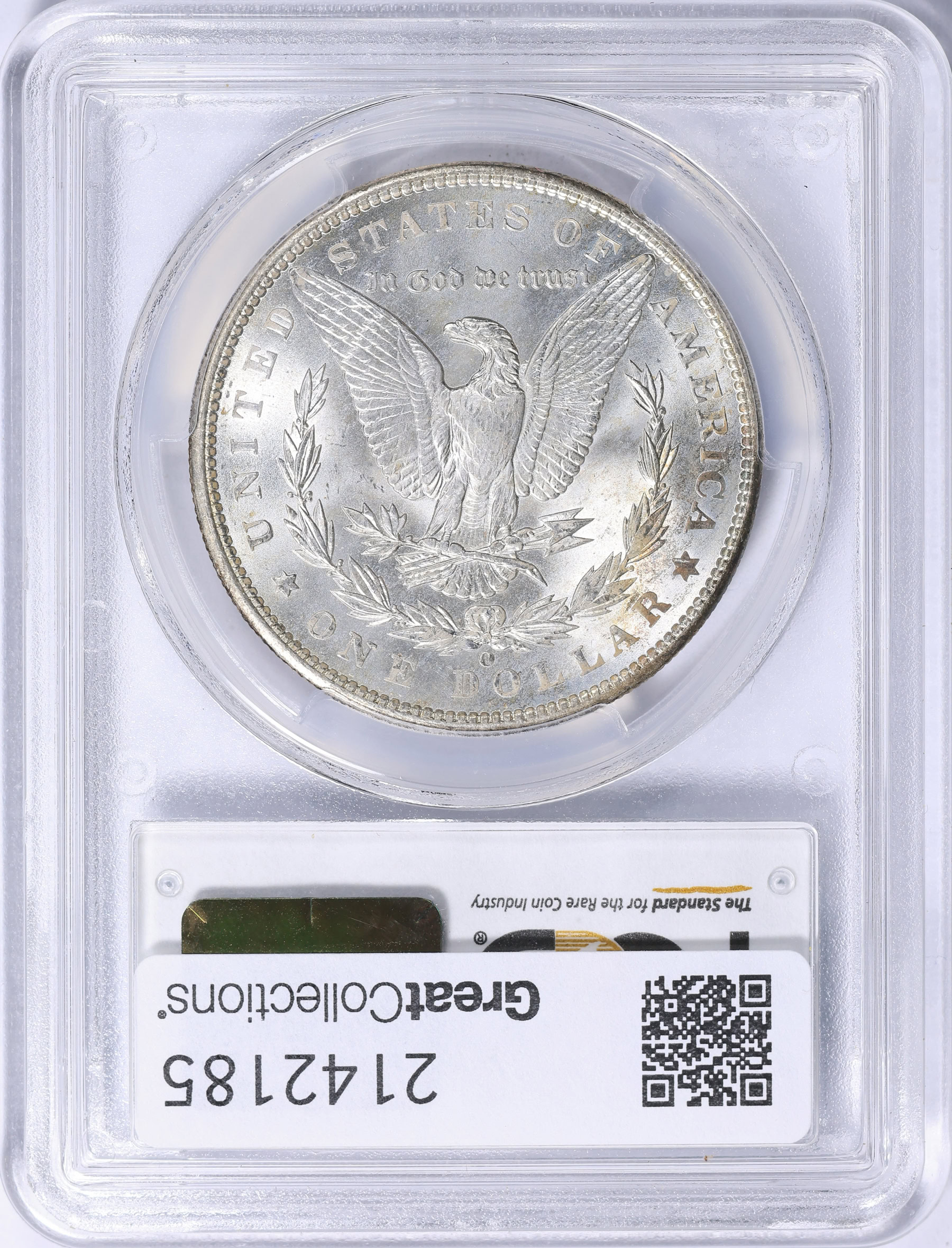 1900-O Morgan Silver Dollar PCGS MS-67+ (CAC Green) (Toned) (Item