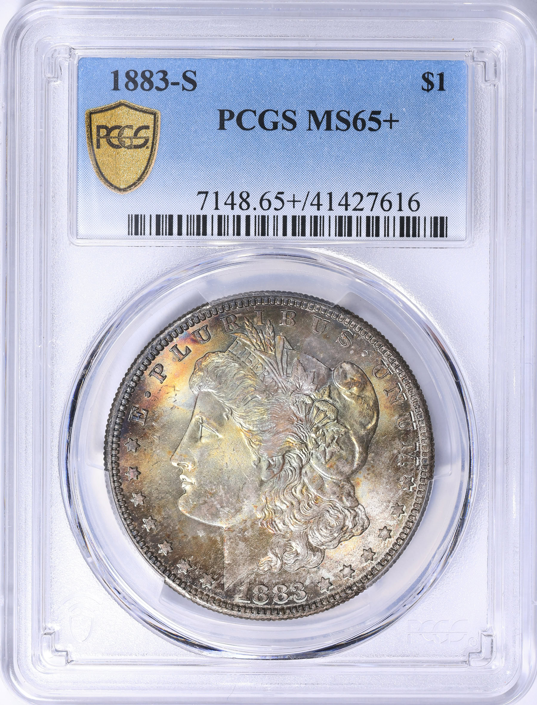 1883-S Morgan Silver Dollar PCGS MS-65+ (Toned) (Item 2142189