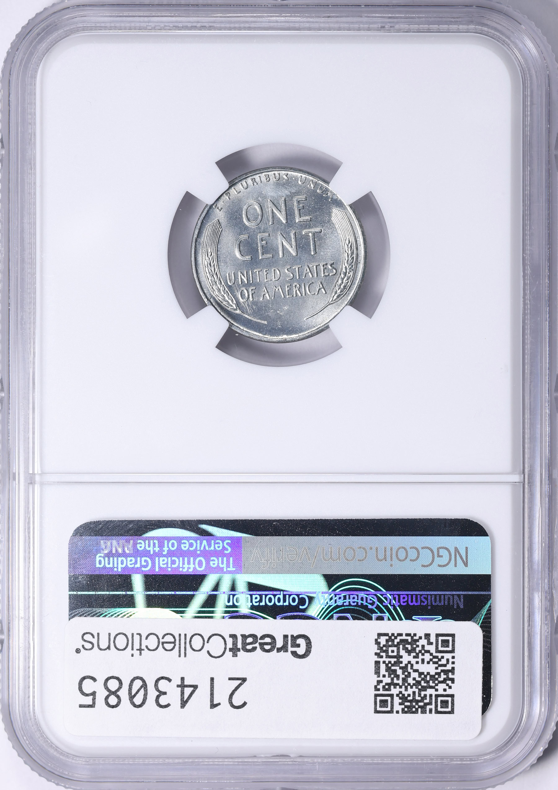 1943-S Lincoln Cent NGC MS-67 (Item 2143085) | GreatCollections