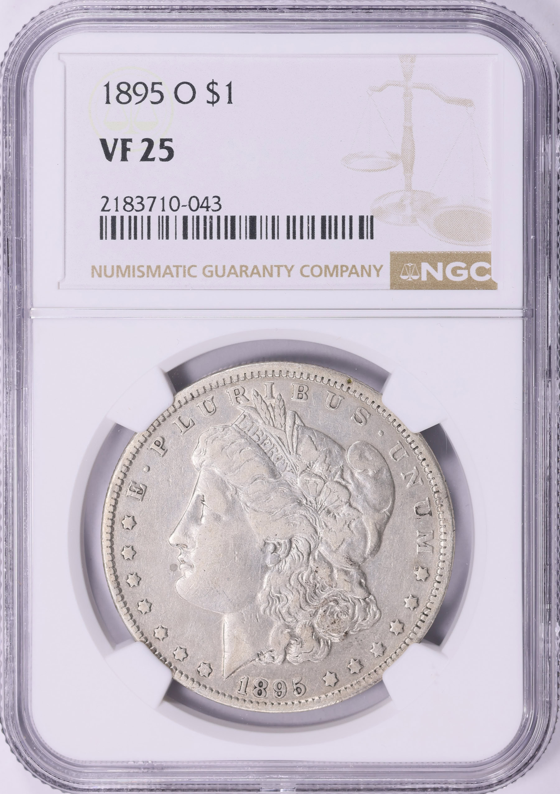 1895-O Morgan Silver Dollar NGC VF-25 (Item 2144172