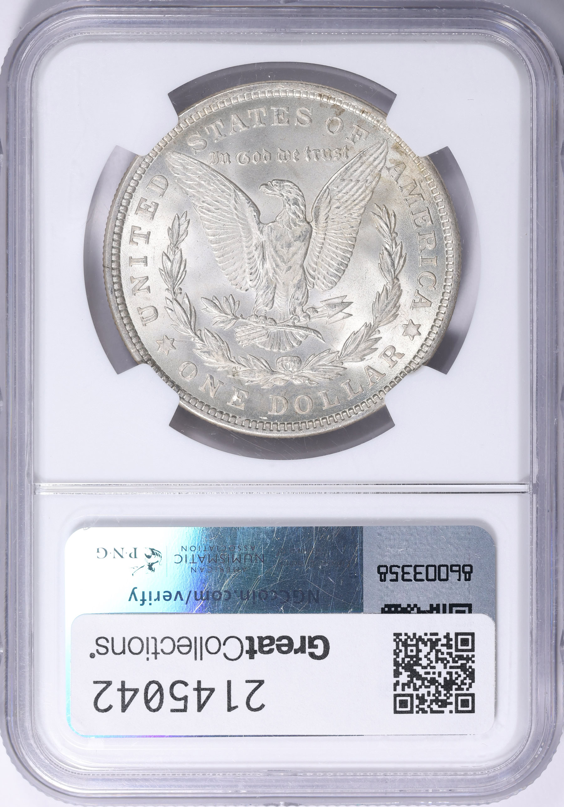 1921 Morgan Silver Dollar NGC MS-67 (Item 2145042