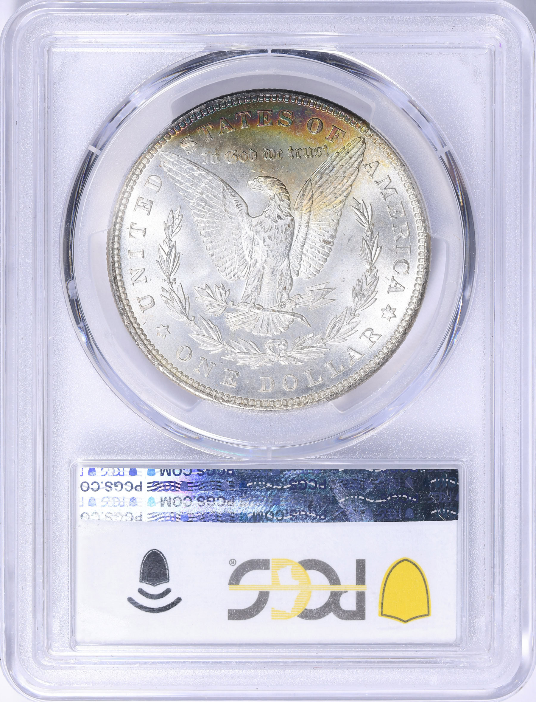 コレクション PCGS MS67 1896 Morgan Silver Dollar PCGS MS-67 (CAC Green) (Toned) (Item