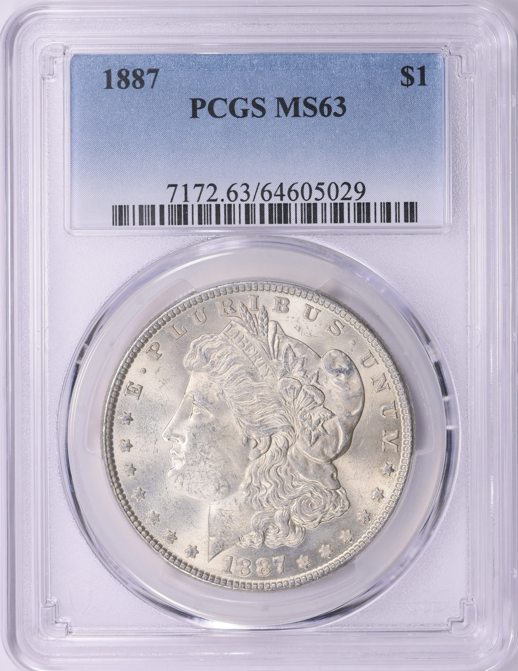 1887 Morgan Silver Dollar PCGS MS-63 (Item 2145865