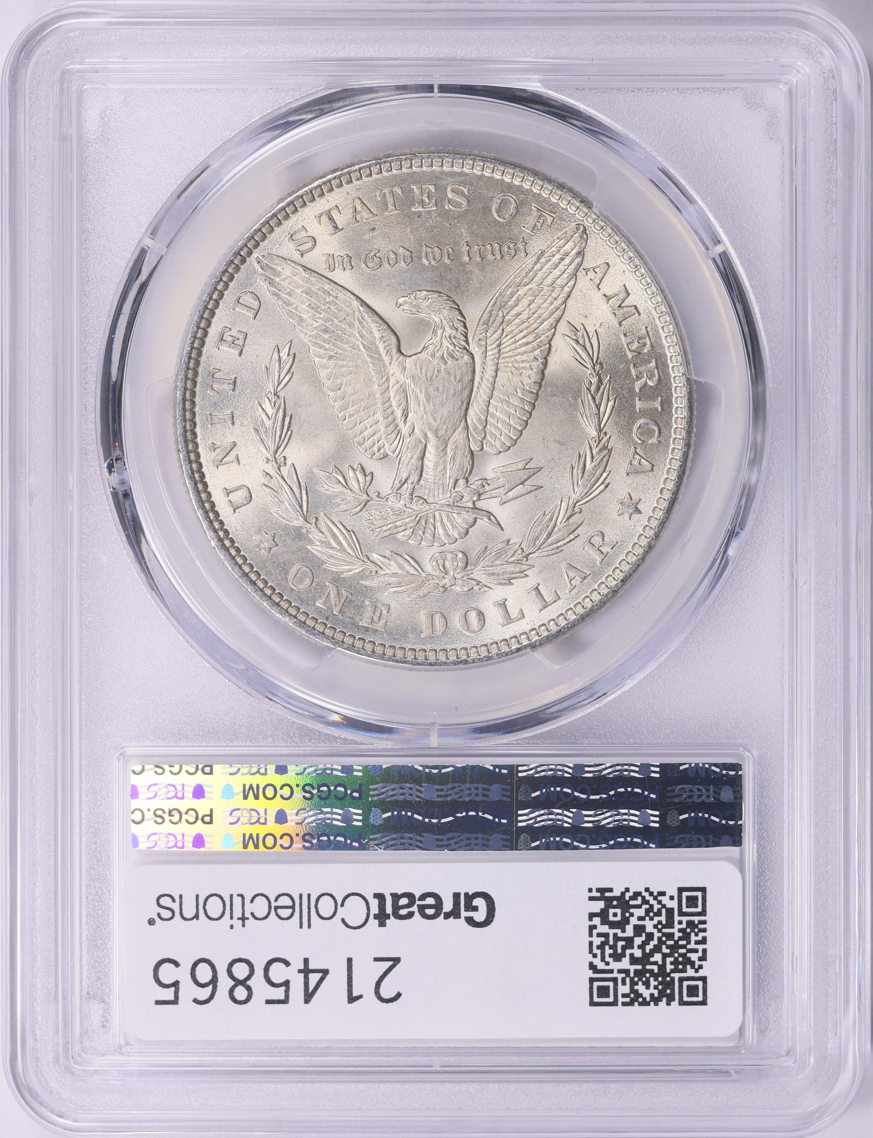 1887 Morgan Silver Dollar PCGS MS-63 (Item 2145865
