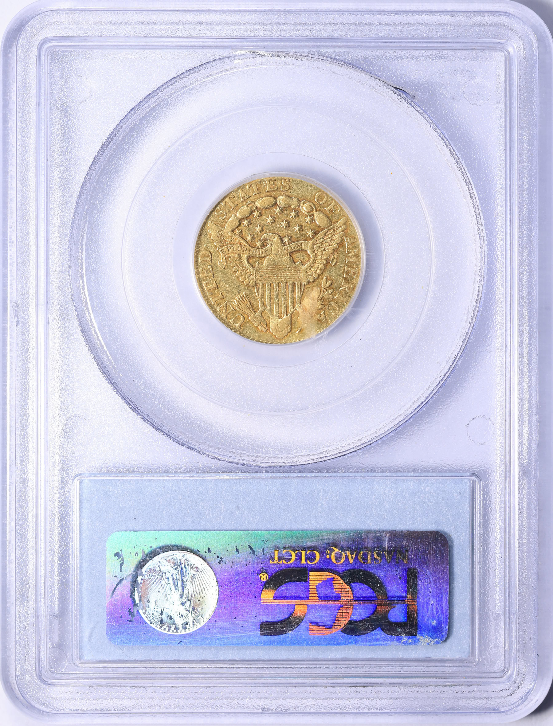 1804 Capped Bust Right Gold Quarter Eagle 14 Reverse Stars PCGS AU-53 ...