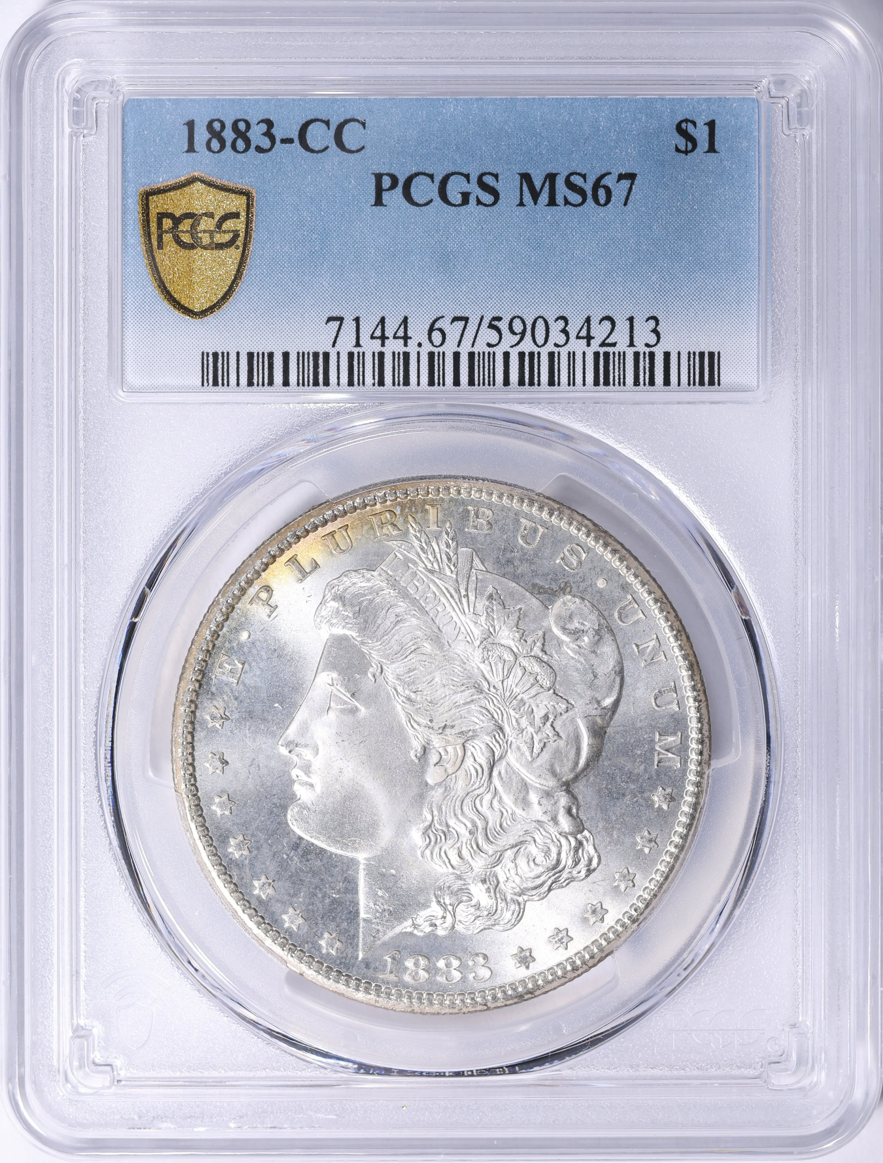 1883-CC Morgan Silver Dollar PCGS MS-67 (Item 2146985