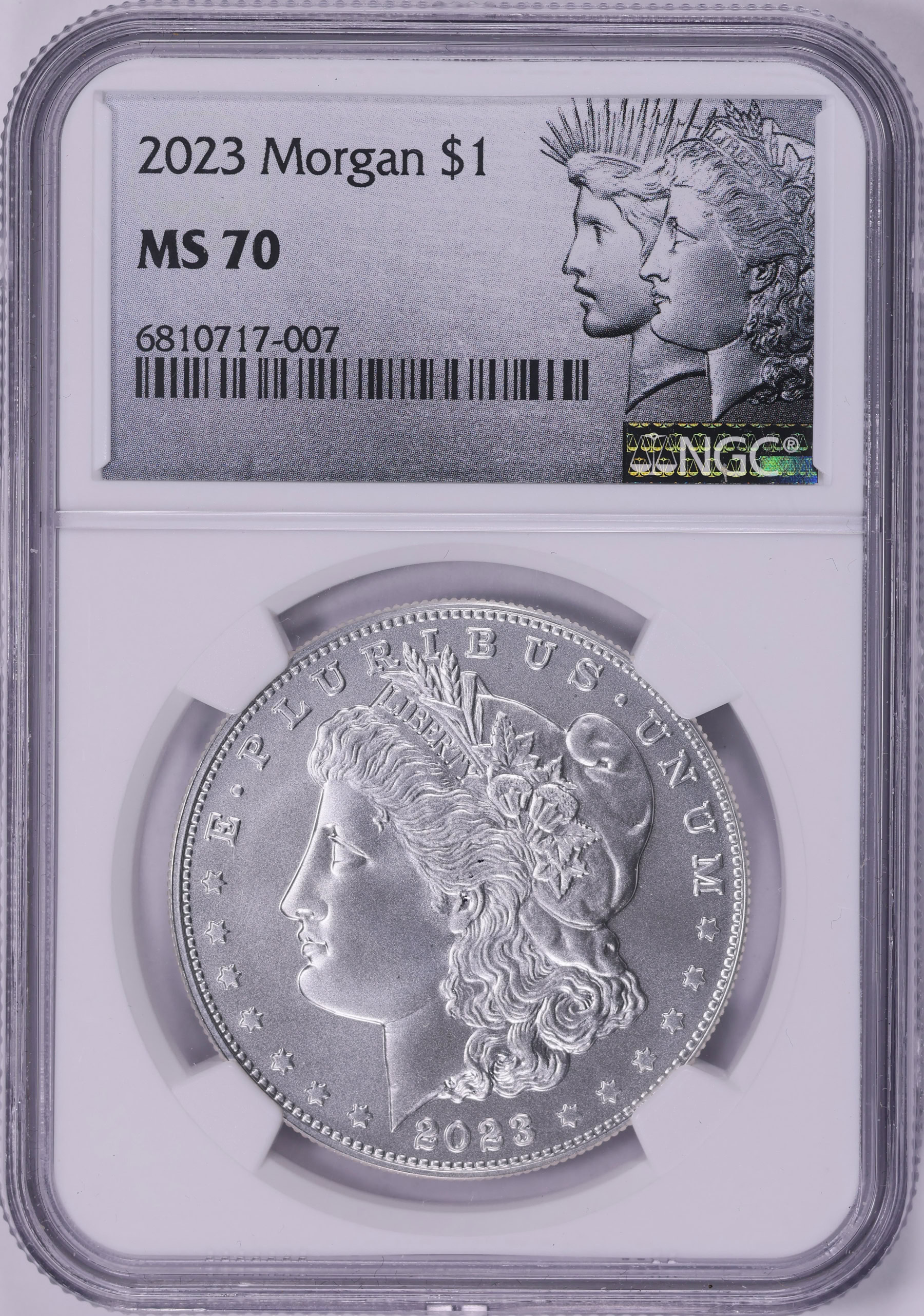 2023 Morgan Silver Dollar NGC MS-70 | NGC Cert #6810717-007