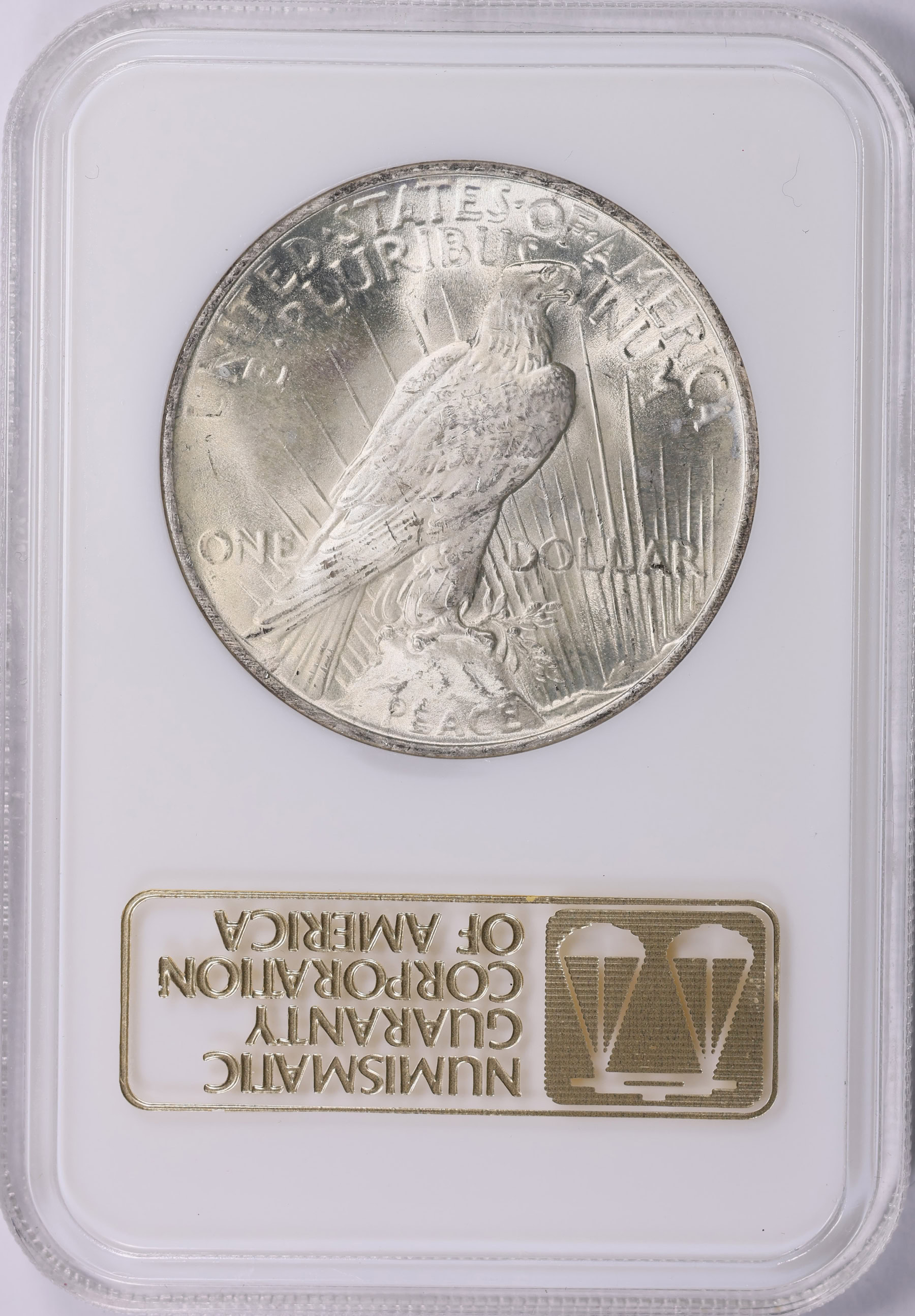1923 Peace Silver Dollar NGC MS-64 (CAC Green) OH (Item 2147125
