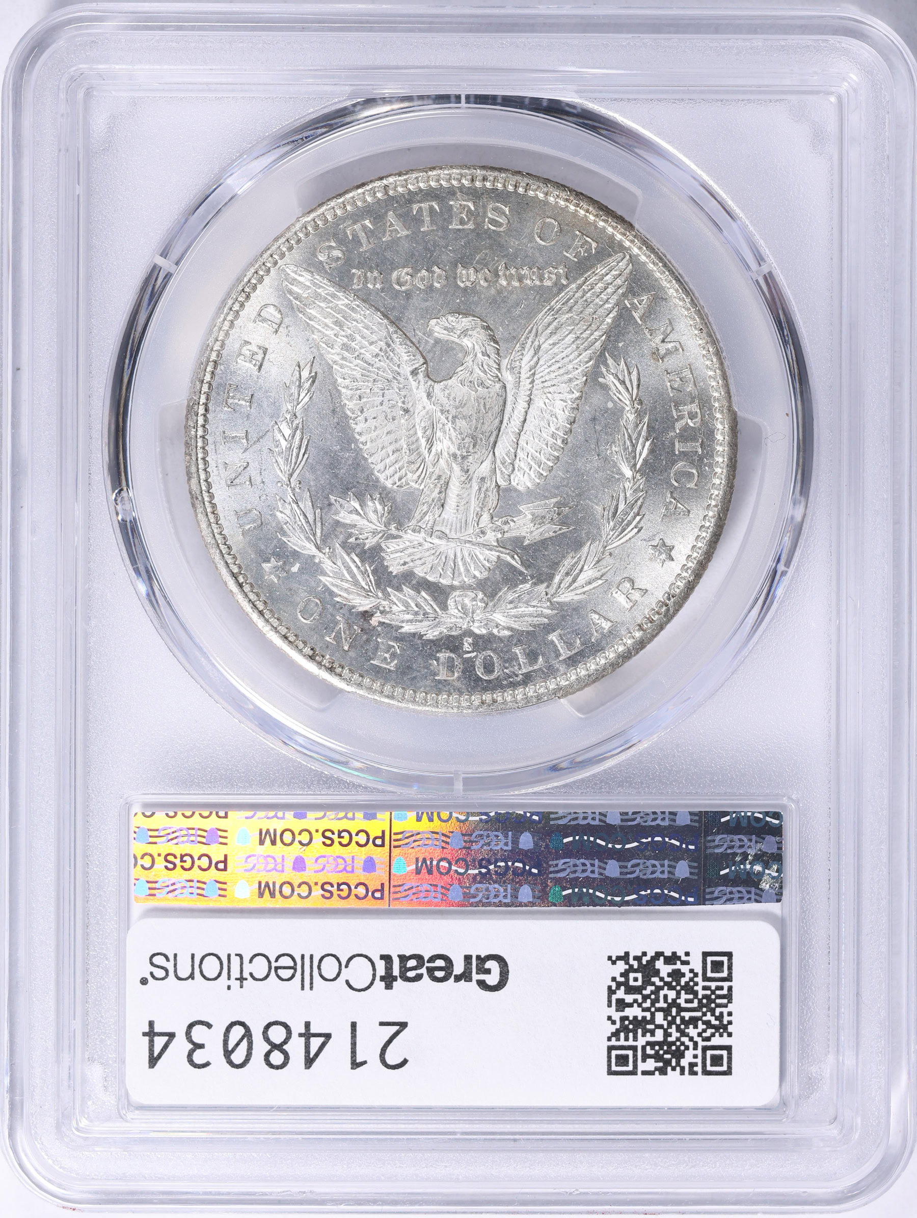 1895-S Morgan Silver Dollar PCGS MS-64 (Item 2148034
