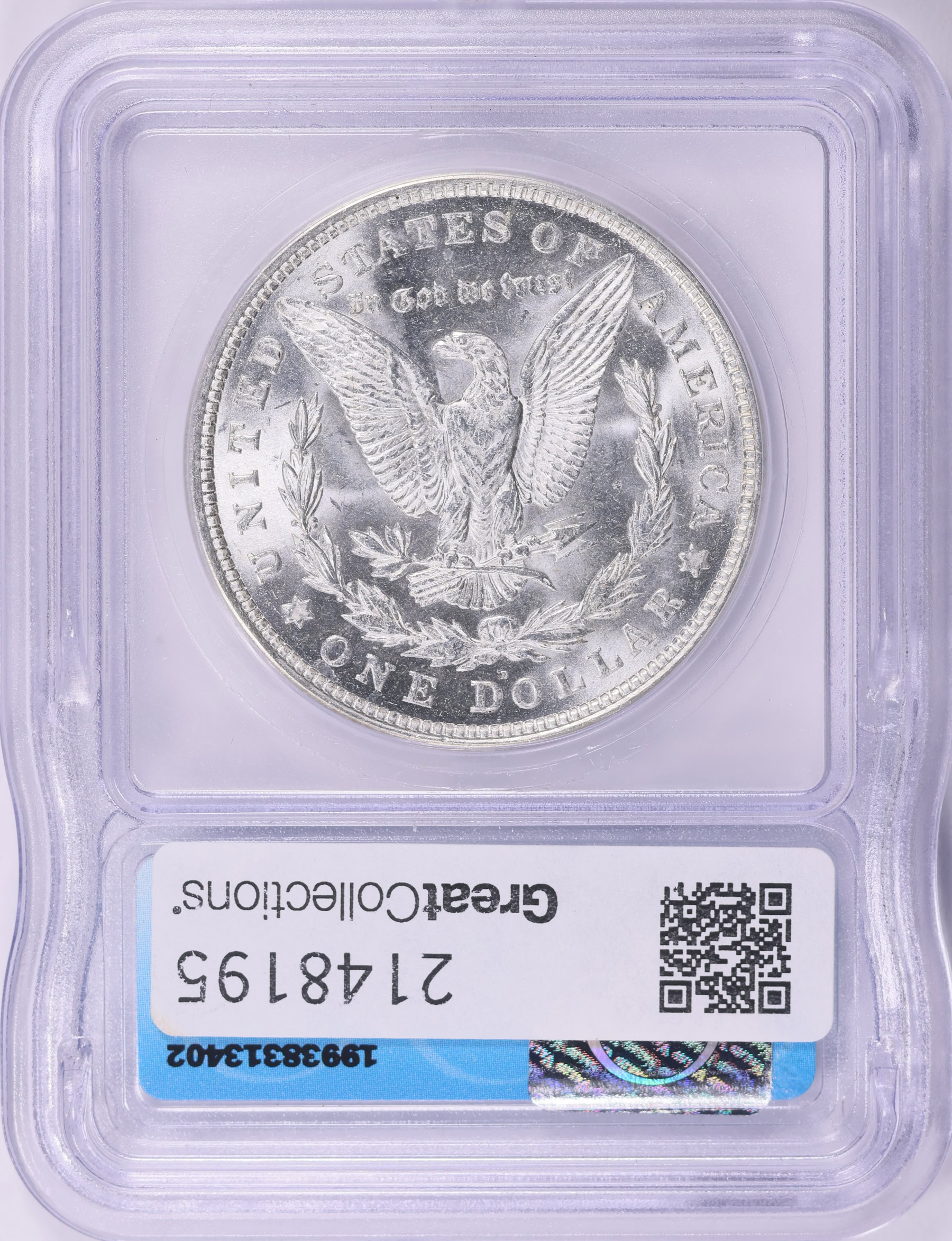 1921-D Morgan Silver Dollar ICG MS-64 (Item 2148195