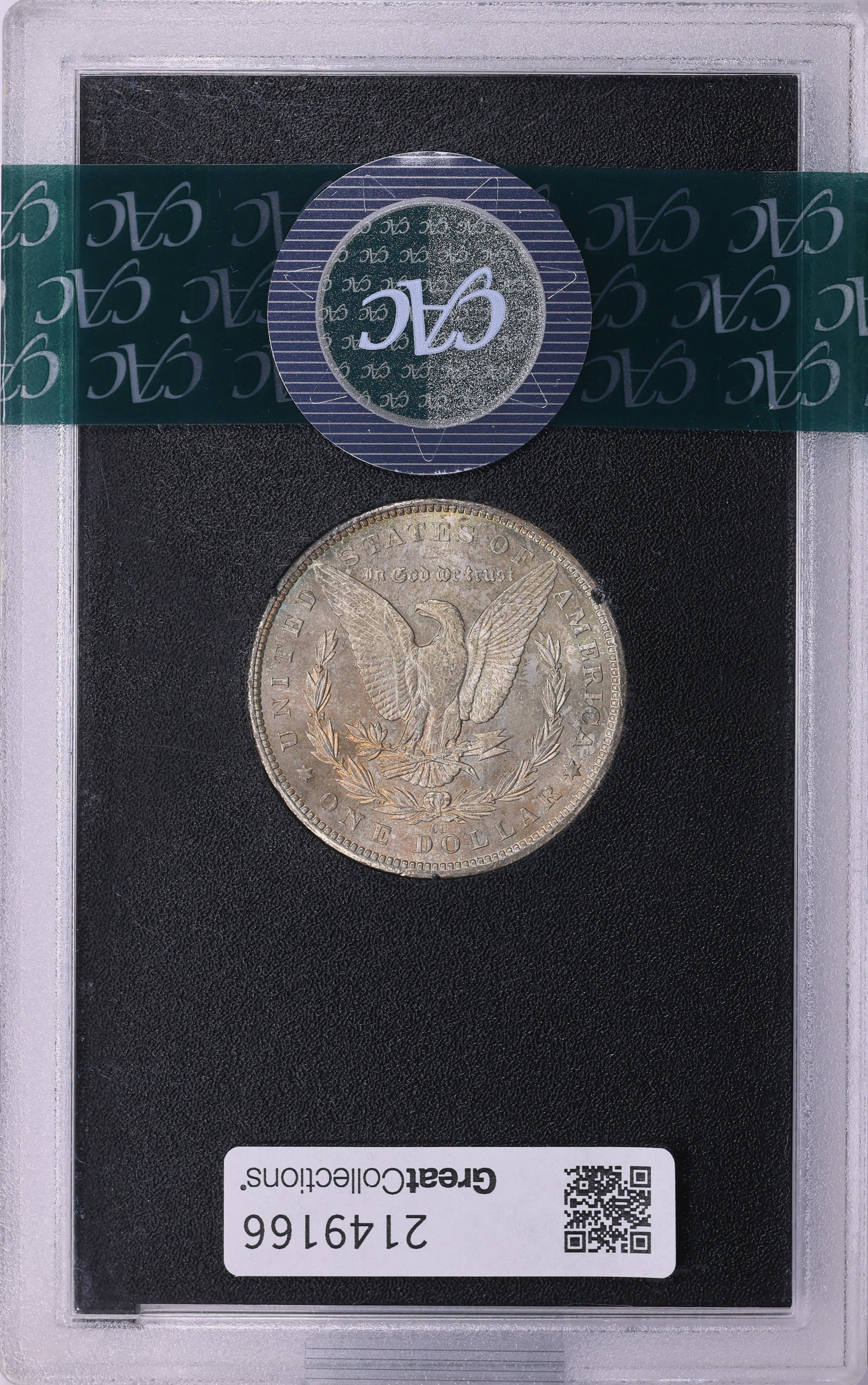 1883-CC Morgan Silver Dollar GSA Treasure CACG MS-62 (GSA Holder